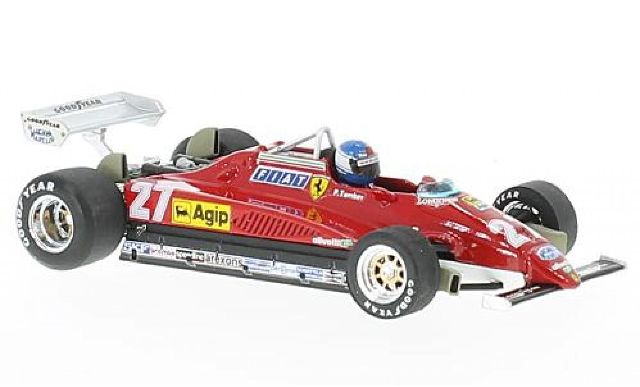 Ferrari 126 1/43 Brumm C2 turbo No.27 Formel 1 GP Italien 1982 avec figurine de conducteur P.Tambay modelauto