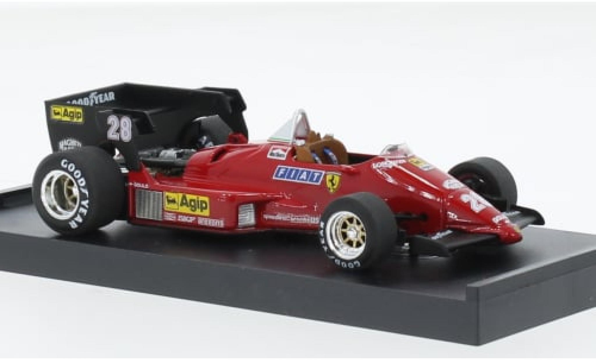 Ferrari 126 1/43 Brumm C4 turbo No.28 Formel 1 GP Belgien 1984 1:43 modelauto