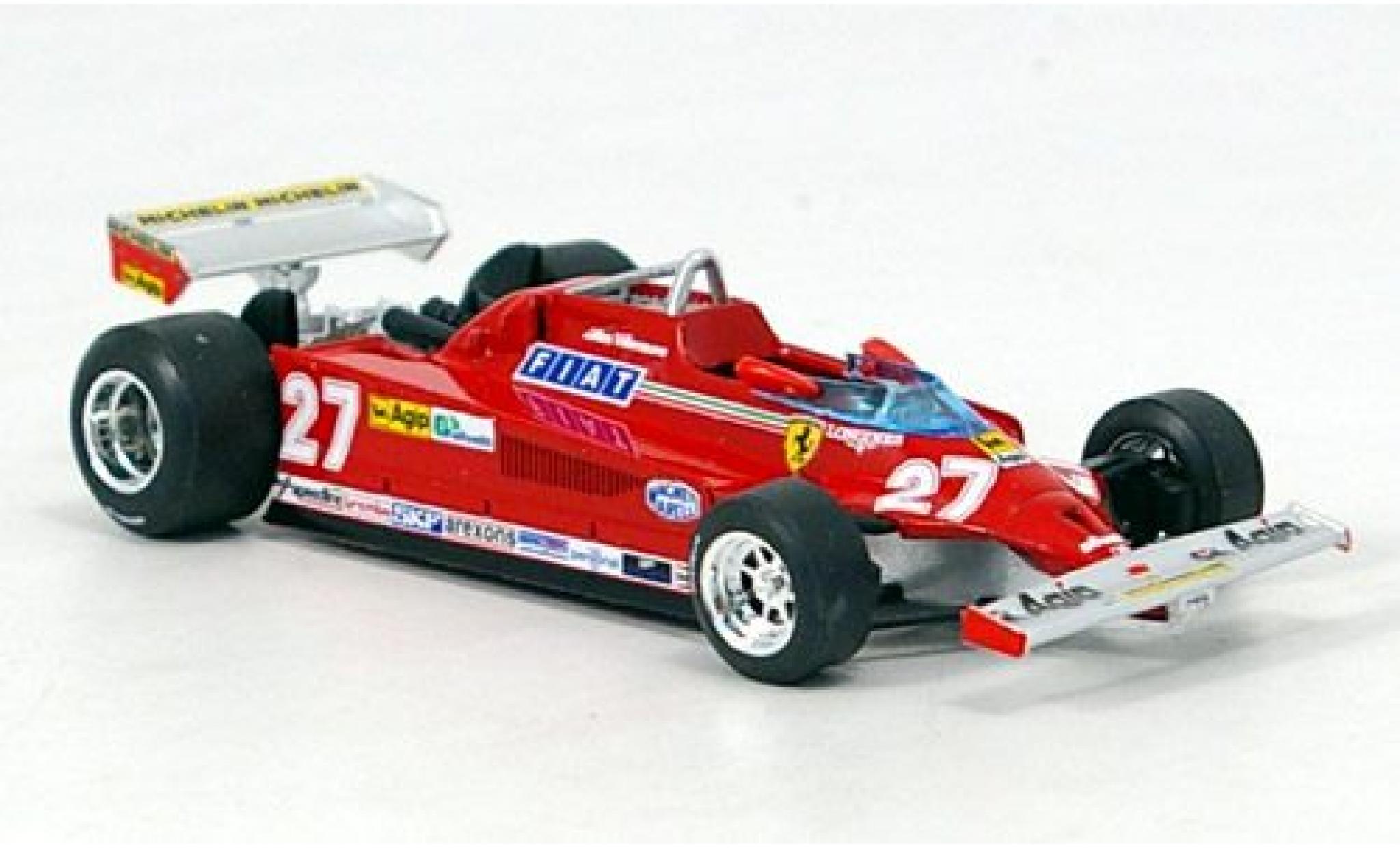 Ferrari 126 1/43 Brumm CK Turbo No.27 Scuderia Formel 1 GP Italien 1981 G.Villeneuve modelauto