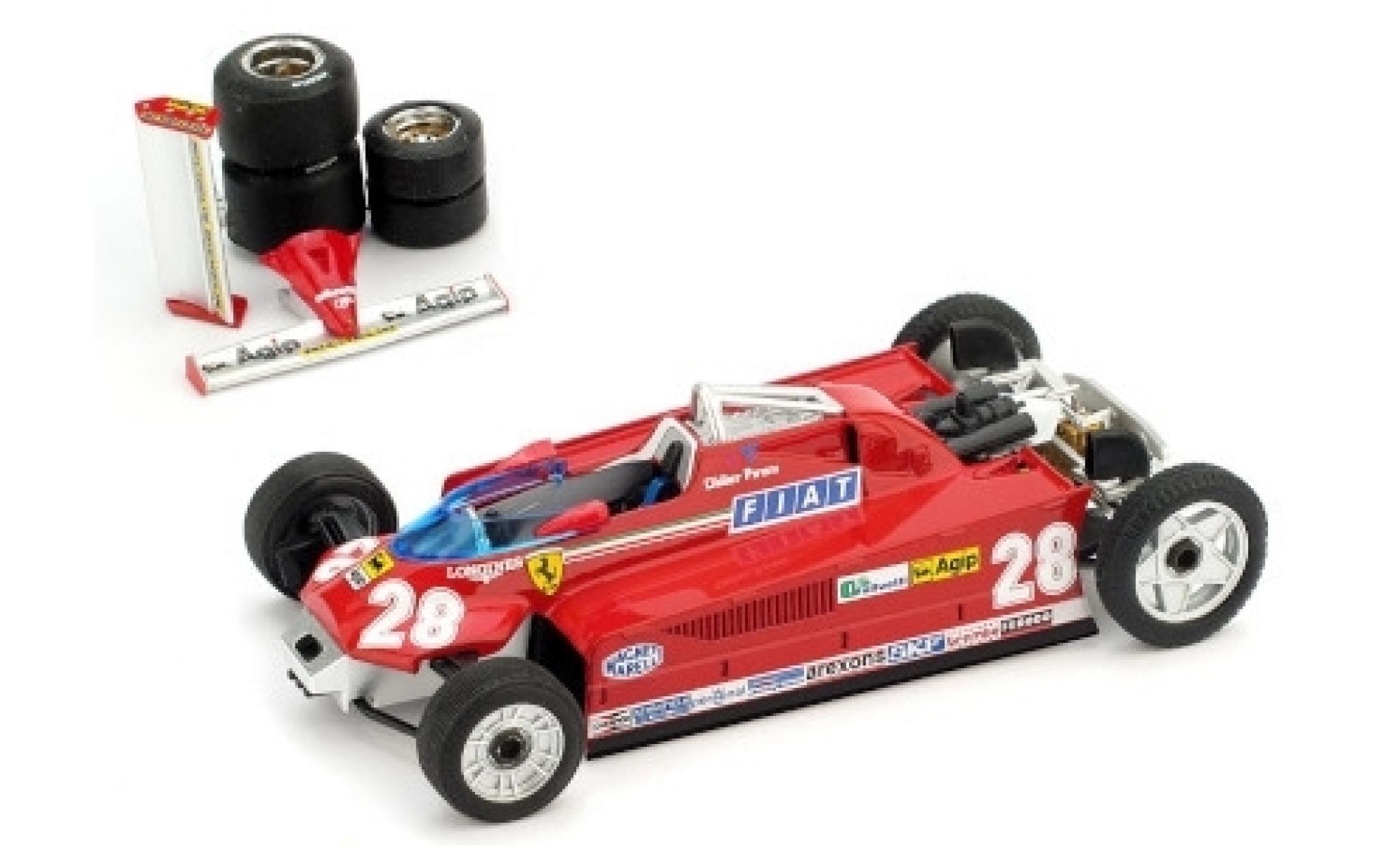 Ferrari 126 1/43 Brumm CK Turbo No.28 Scuderia Formel 1 GP Monaco 1981 Transportversion D.Pironi modelauto