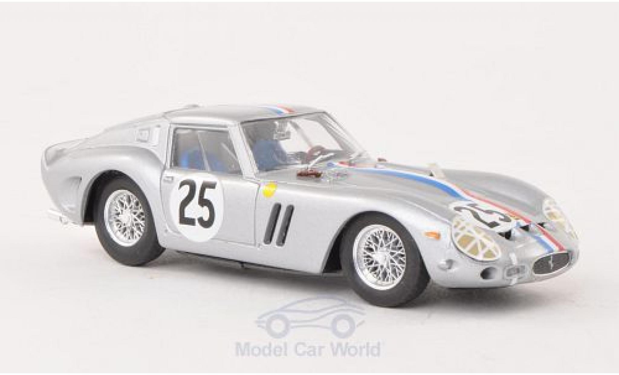Ferrari 250 1/43 Brumm GTO No.25 National-Team Belgium 24h Le Mans 1963 Chassis 4153GT modelauto