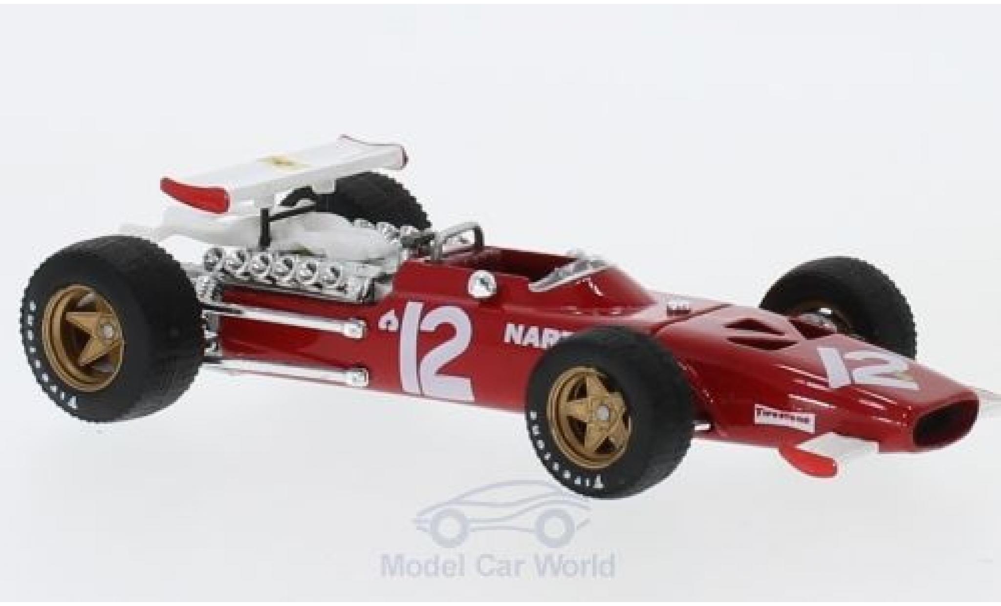 Ferrari 312 P 1/43 Brumm F1 No.12 Formel 1 GP Mexiko 1969 P.Rodriguez modelauto