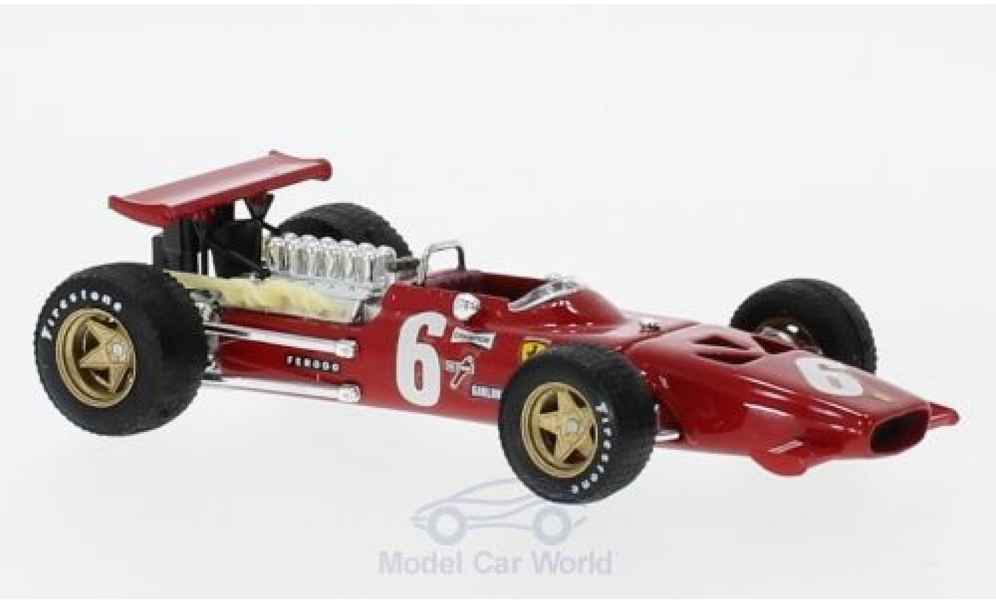 Ferrari 312 1/43 Brumm F1 No.6 Formel 1 GP Frankreich 1969 C.Amon modelauto