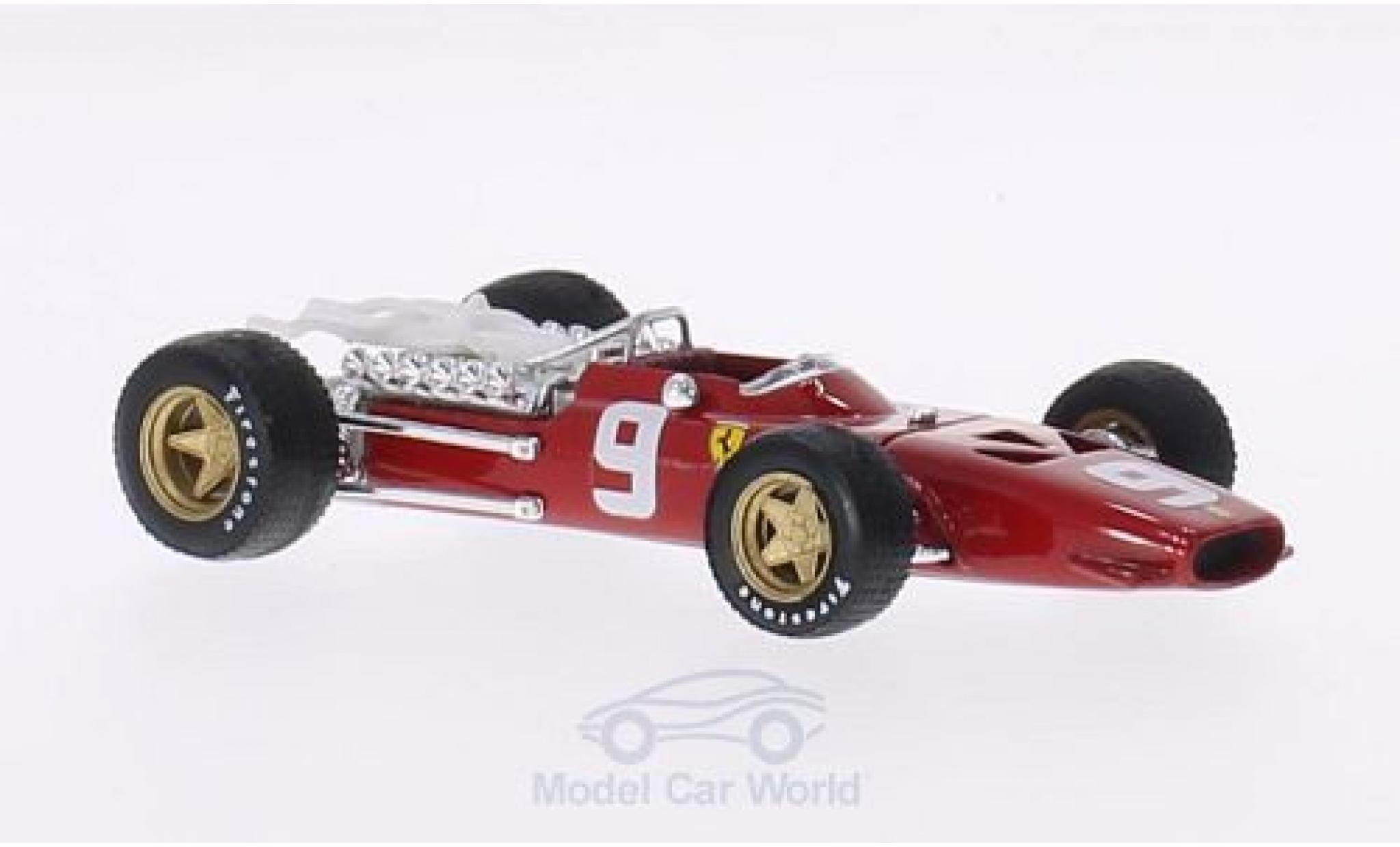 Ferrari 312 1/43 Brumm F1 No.9 Suderia Formel 1 GB Niederlande 1968 C.Amon modelauto