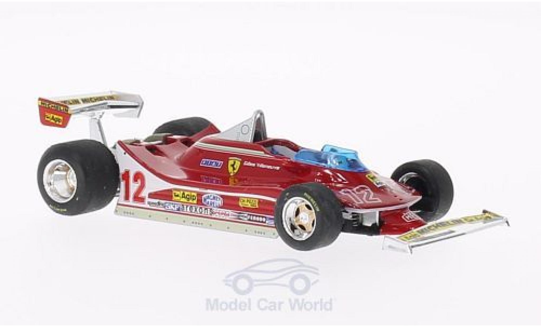 Ferrari 312 T4 1/43 Brumm T4 No.12 GP Frankreich 1979 G.Villeneuve modelauto
