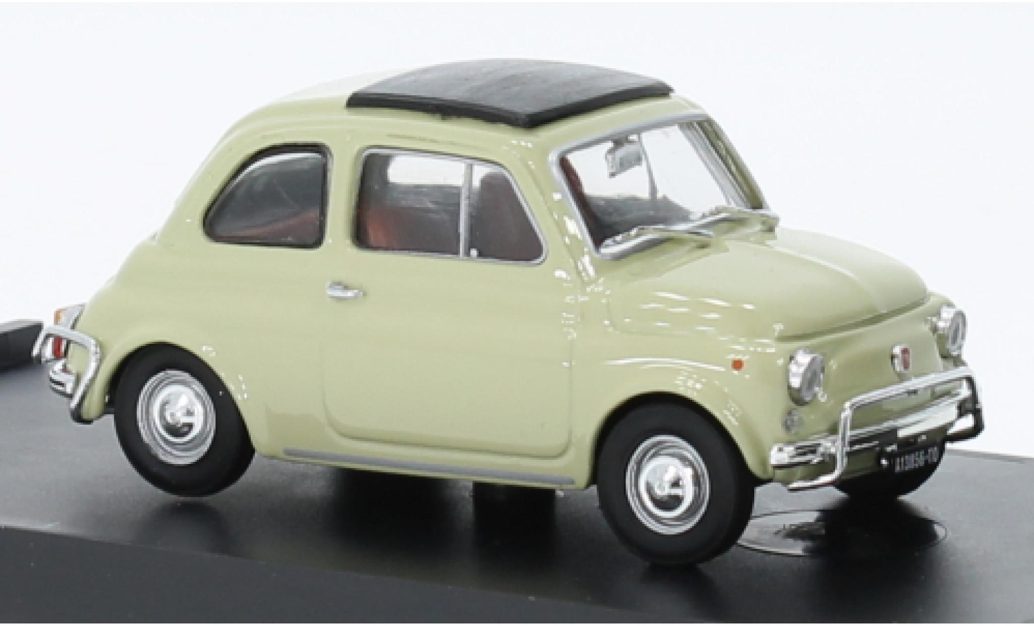 Fiat 500 1/43 Brumm L beige 1968 1:43 modelauto