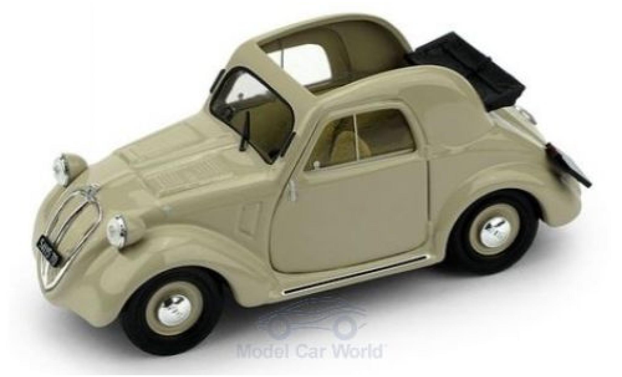 Fiat 500 1/43 Brumm A 1.Serie beige 1936 modelauto