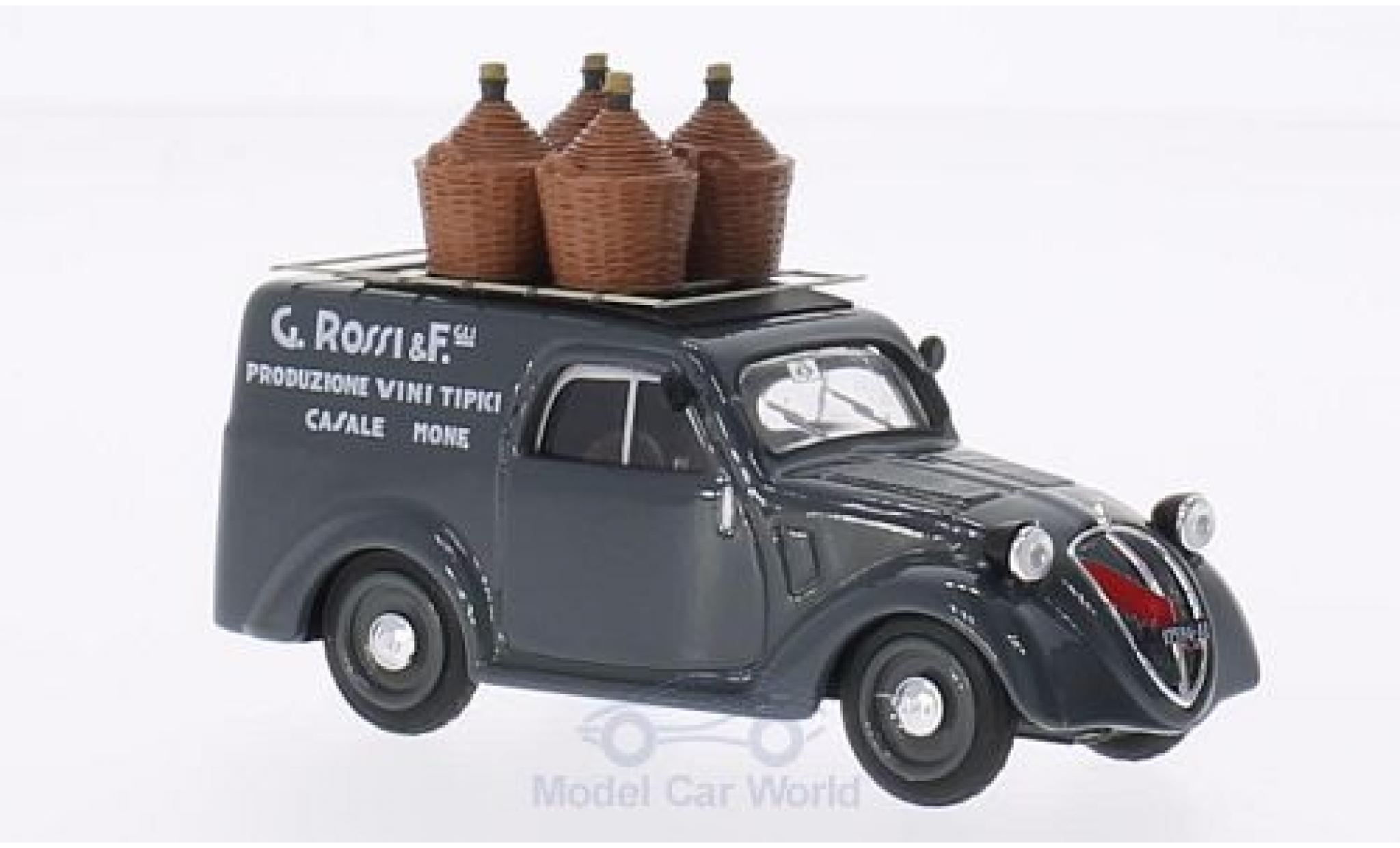 Fiat 500 1/43 Brumm B Furgone G.Rossi & Figli 1950 modelauto