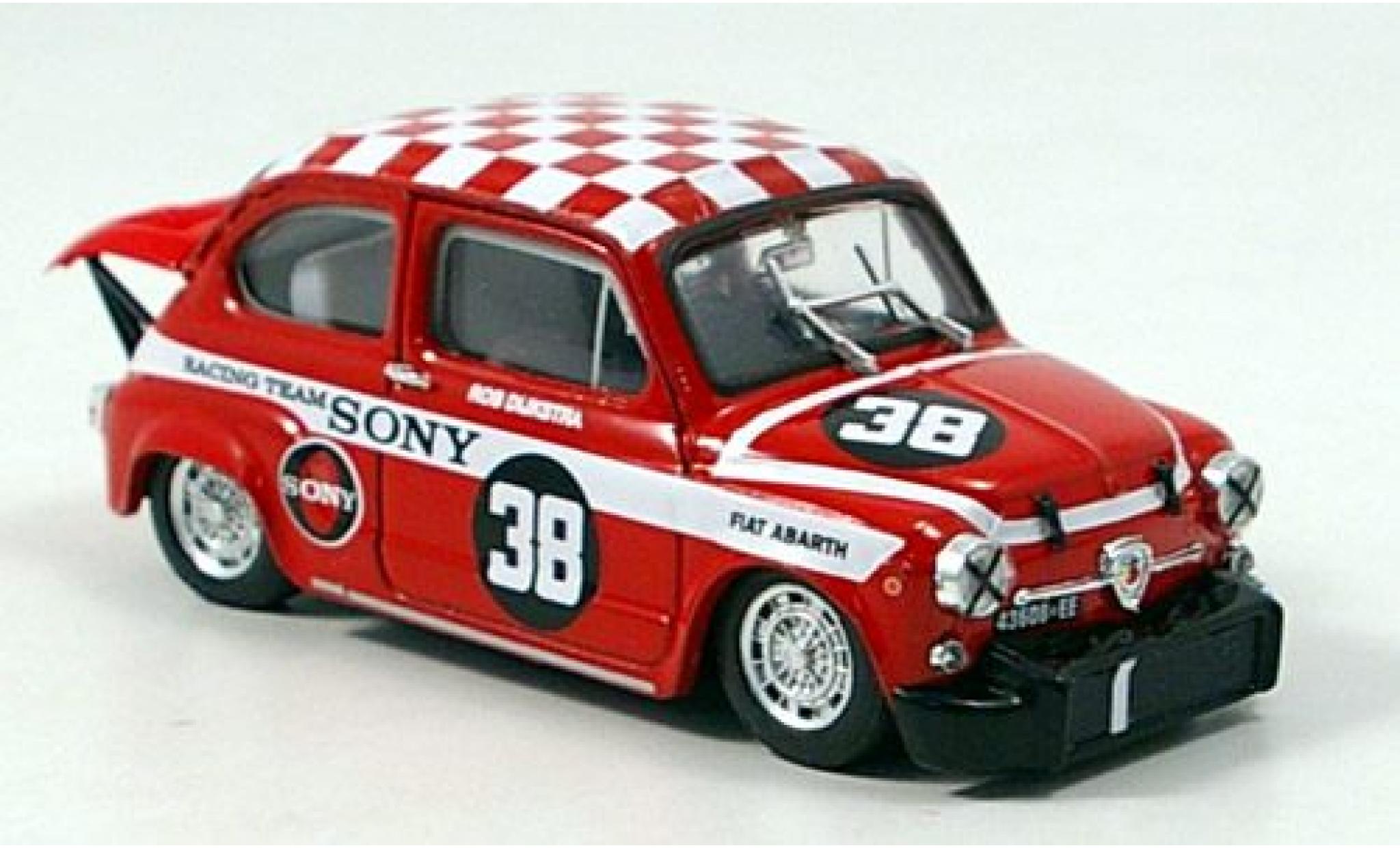Fiat Abarth 1000 1/43 Brumm No.38 Sony Racing Team Zandvoort Trophy 1969 R.Dijkstra modelauto