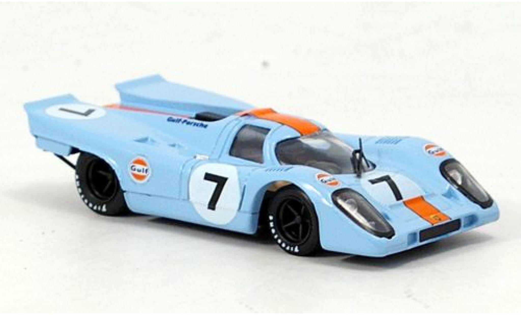 Porsche 917 1/43 Brumm K No.7 Gulf 1000km Monza 1970 P.Rodriguez/L.Kinnunen modelauto
