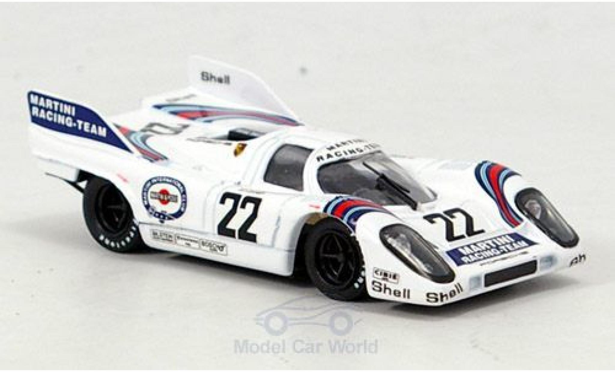 Porsche 917 1971 1/43 Brumm No.22 Scuderia Martini Racing Martini 24h Le Mans 1971 H.Marko/G.van Lennep modelauto
