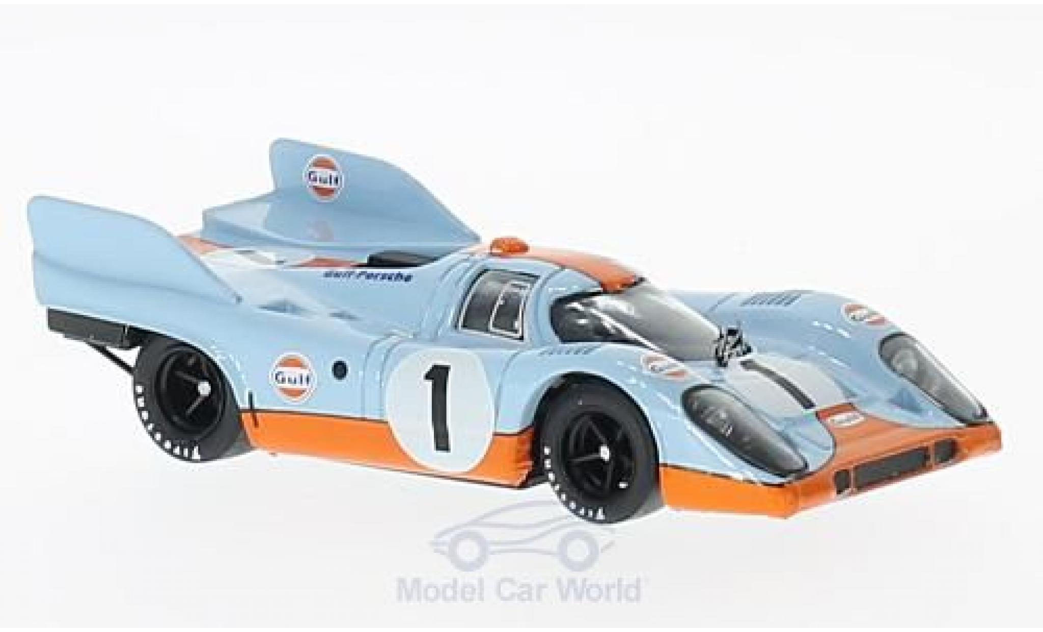 Porsche 917 1971 1/43 Brumm K No.1 Scuderia JWA-Gulf Gulf 1000km Monza 1971 J.Siffert/D.Bell modelauto