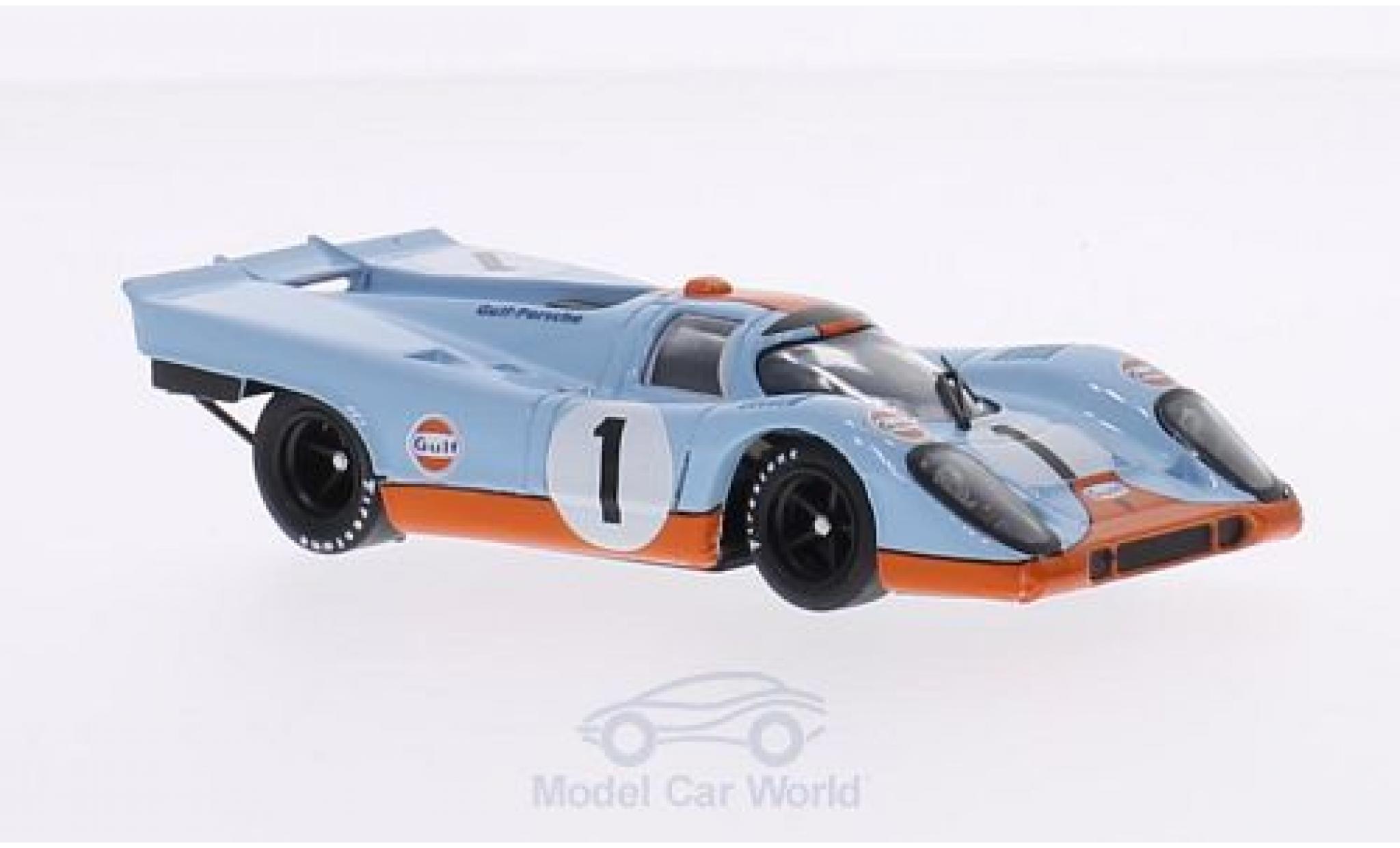 Porsche 917 1971 1/43 Brumm K No.1 Scuderia JWA-Gulf Team Gulf 24h Daytona 1971 J.Siffert/D.Bell modelauto