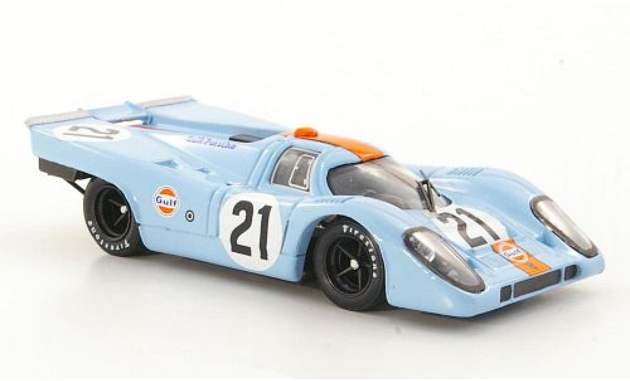 Porsche 917 1970 1/43 Brumm K RHD No.21 JWA-Gulf Racing Team Gulf 24h Le Mans 1970 P.Rodriguez/L.Kinnunen modelauto