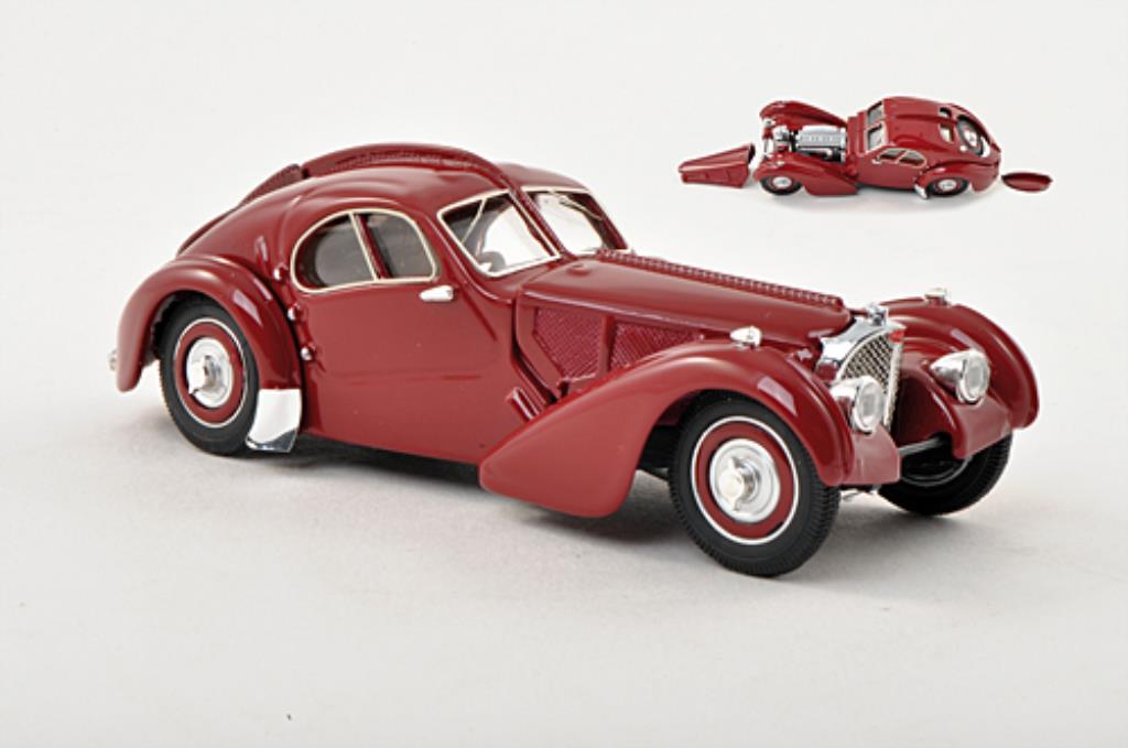 Bugatti 57 SC 1/43 Rio SC Atlantic rood 1938 modelauto