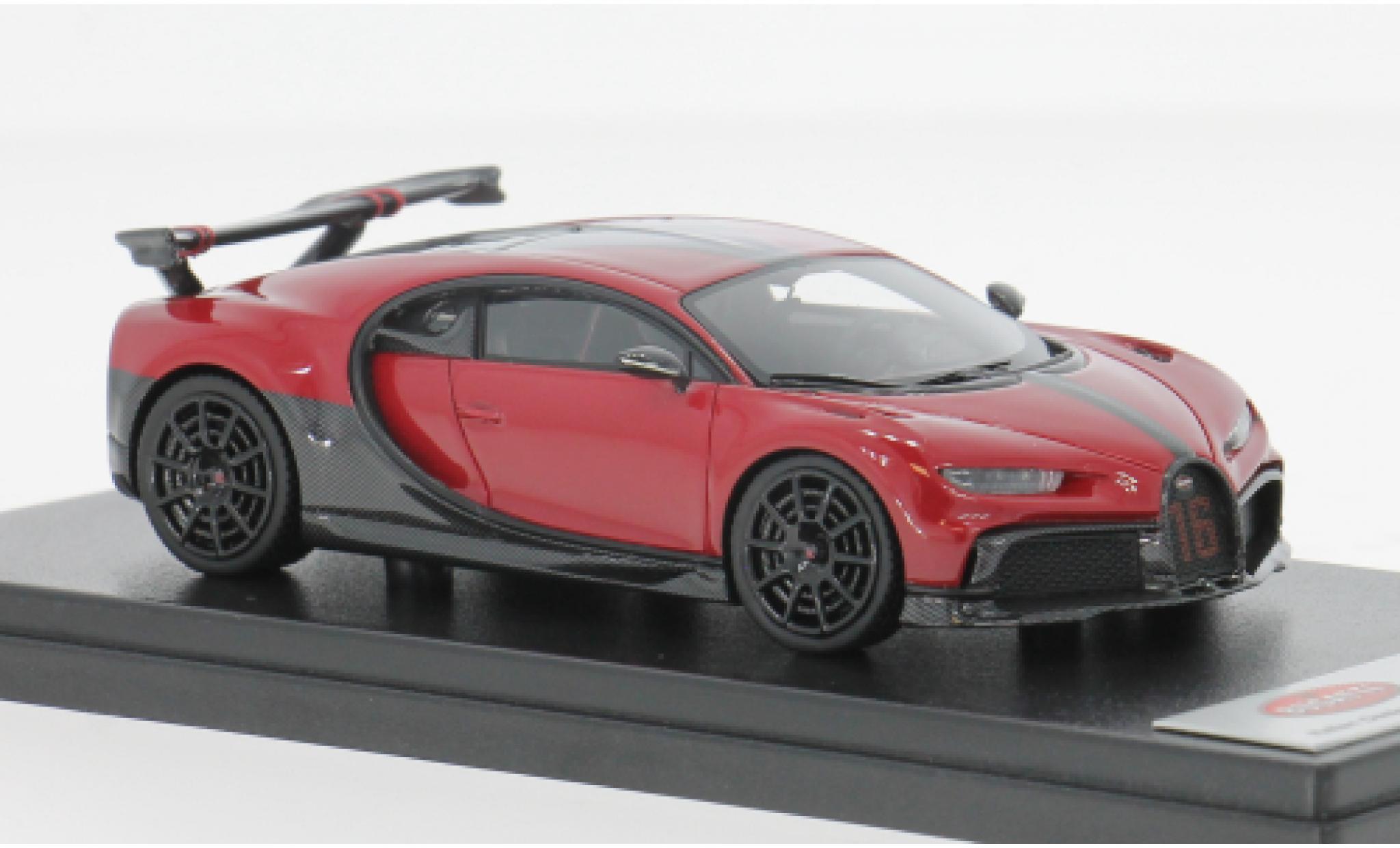 Bugatti Chiron 1/43 Look Smart Pur Spo rood 1:43 modelauto