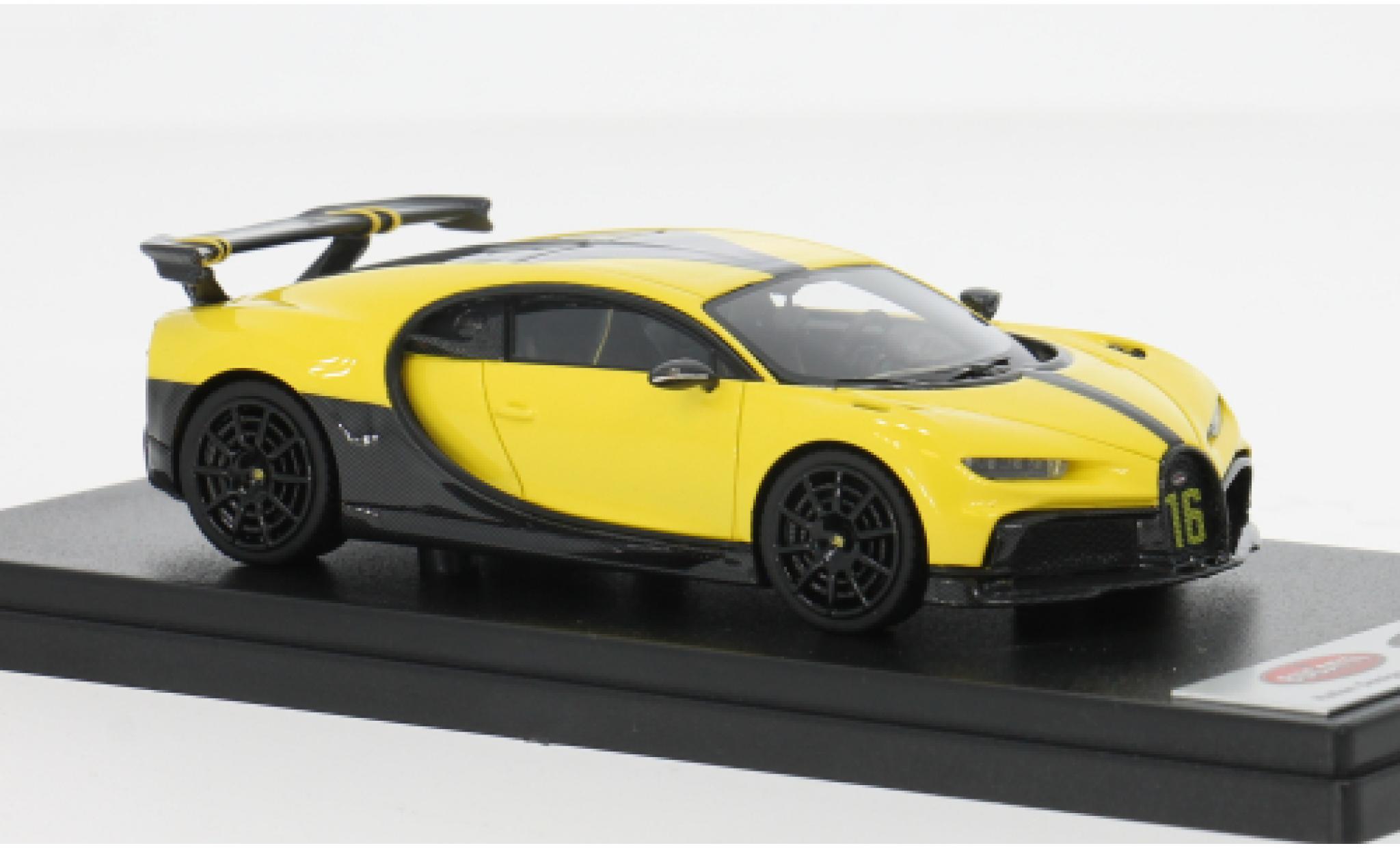 Bugatti Chiron 1/43 Look Smart Pur Sport geel 2020 1:43 modelauto