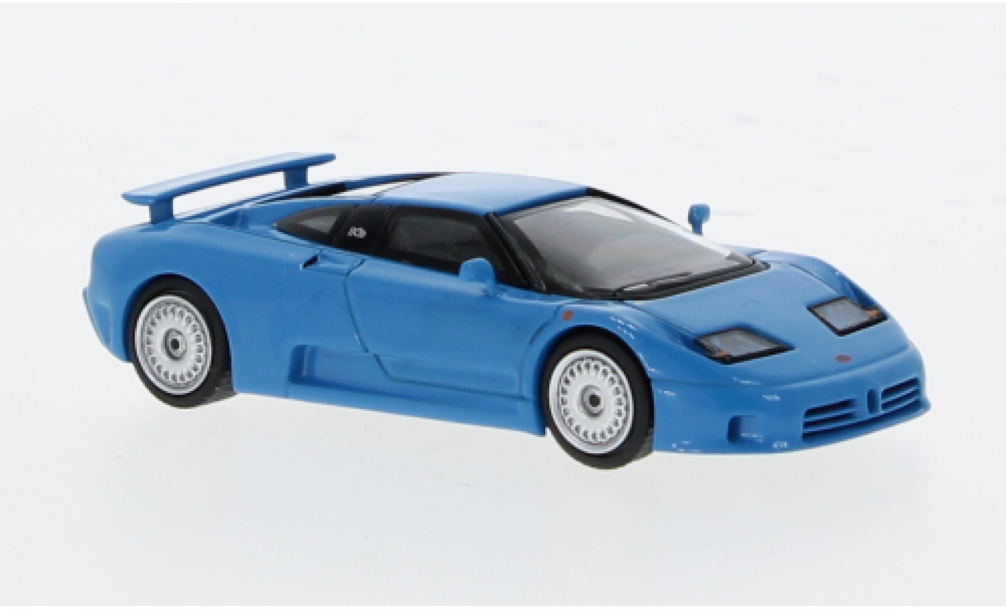Bugatti EB110 1/64 Mini GT EB 110 GT blauw 1:64 modelauto