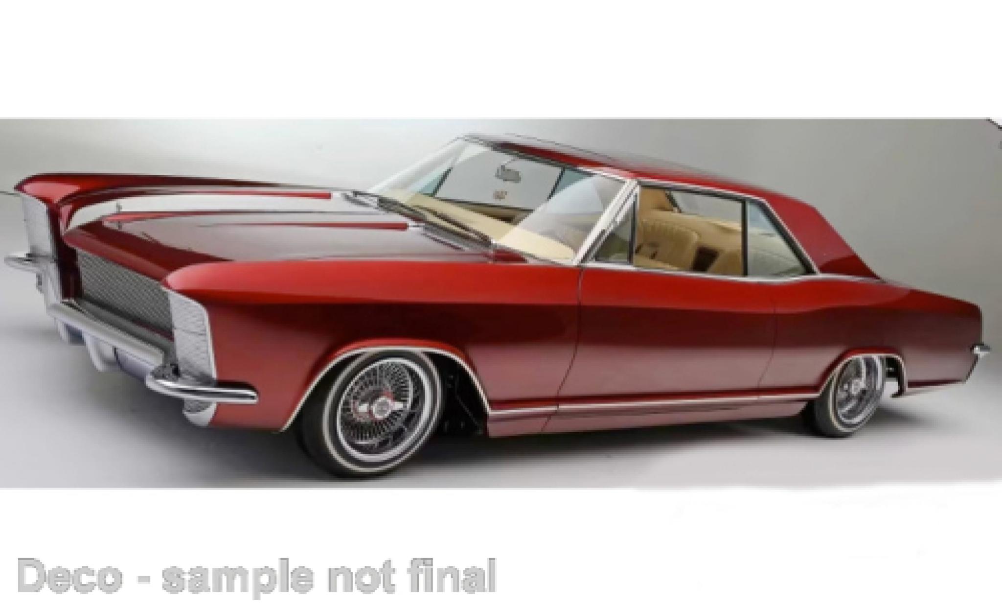 Buick Riviera 1/24 Maisto rood 1:24 modelauto