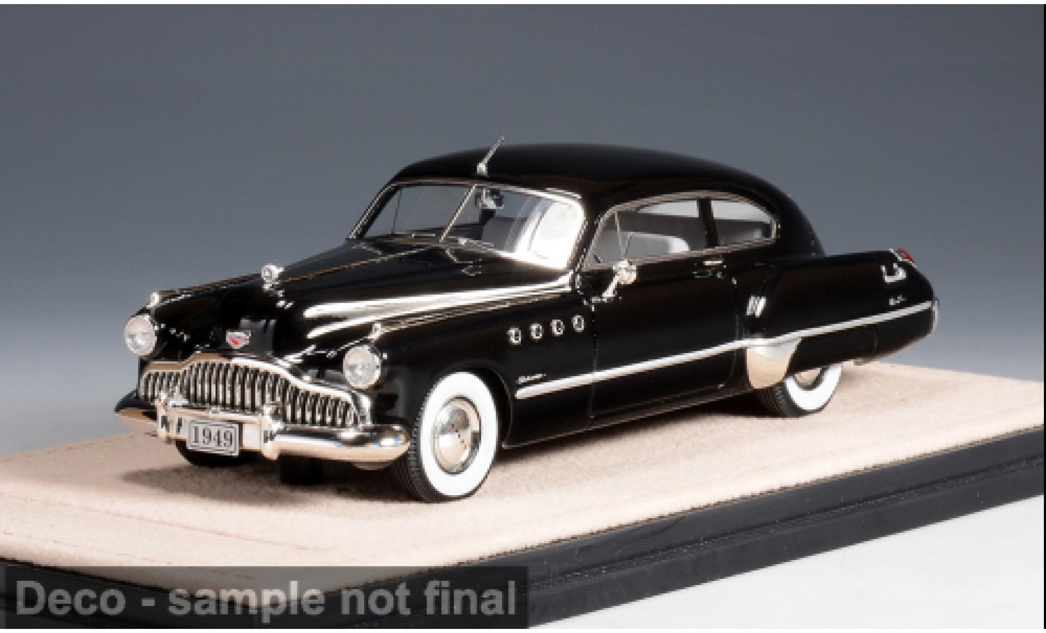 Buick Roadmaster 1/43 Stamp Models Sedanette zwart 1949 1:43 modelauto
