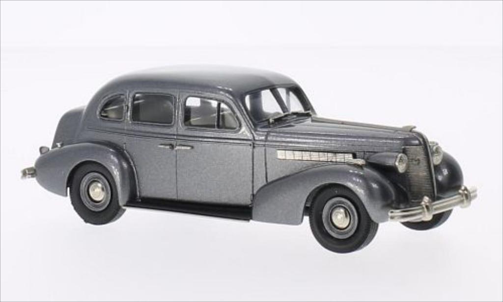 Buick Special 1/43 Brooklin 4-door Touring Sedan metallic grijs 1937 modelauto