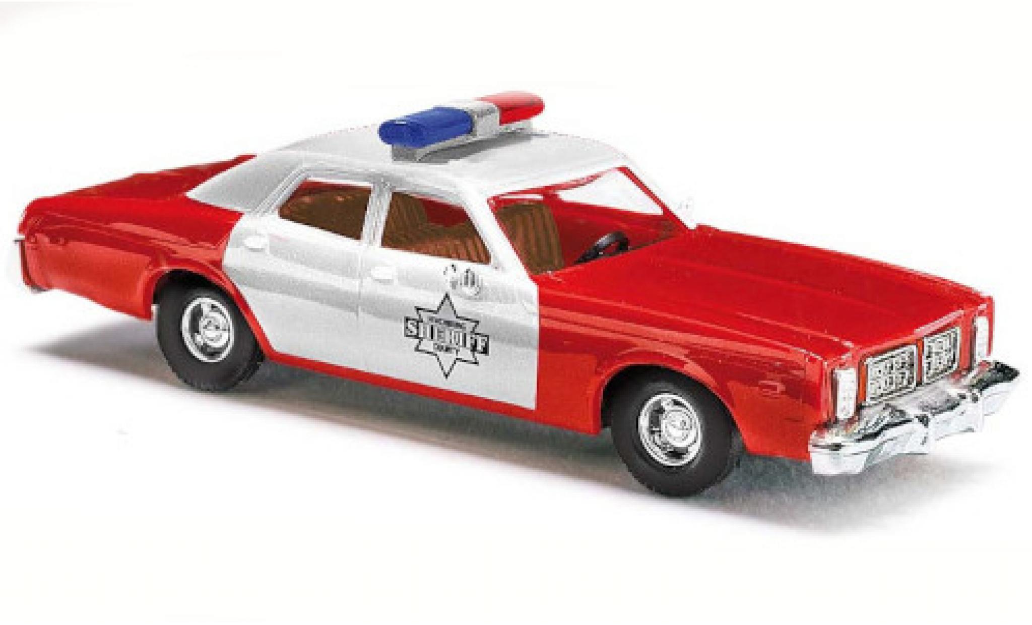 Dodge Monaco 1/87 Busch Finchburg County Sheriff 1976 modelauto