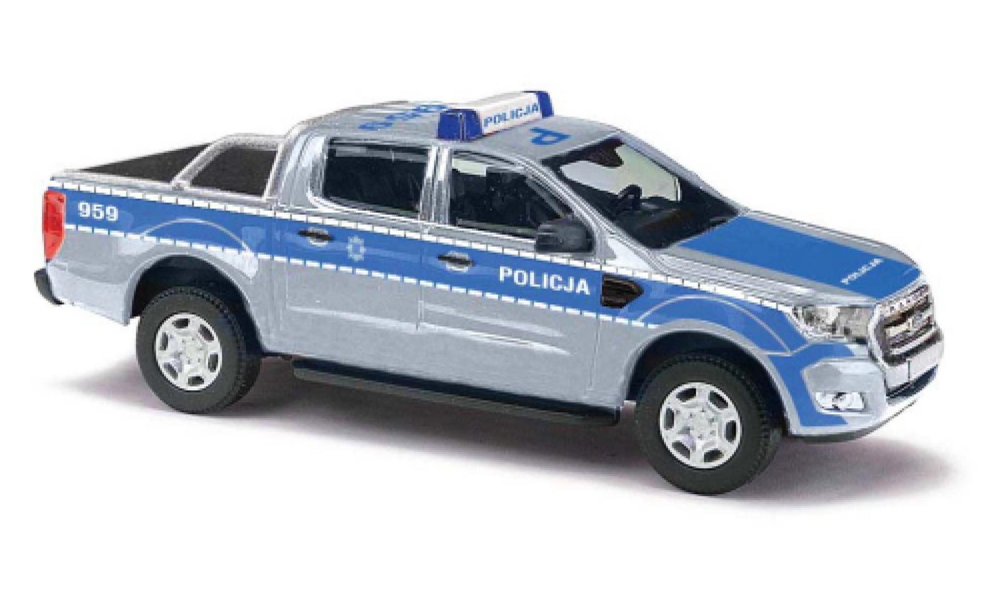 Ford Ranger 1/87 Busch Policja (PL) 2016 modelauto