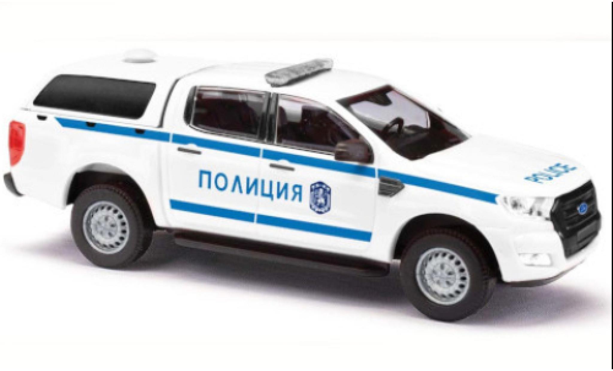 Ford Ranger 1/87 Busch Polizia Bulgarien 2016 modelauto