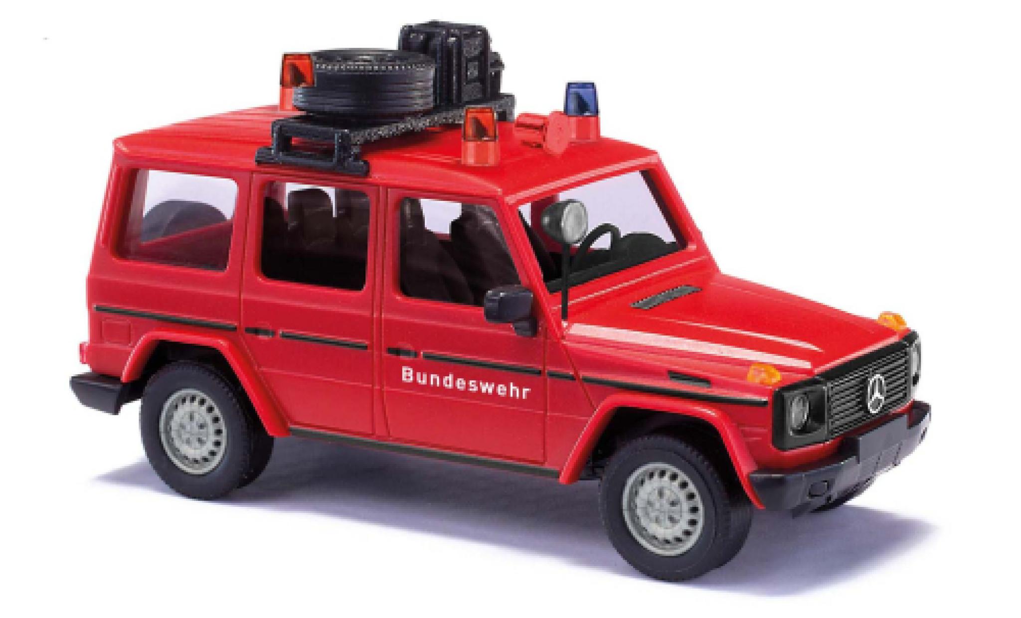 Mercedes Classe G 1/87 Busch G-classe (W463) brandweer Bundeswehr 1990 modelauto