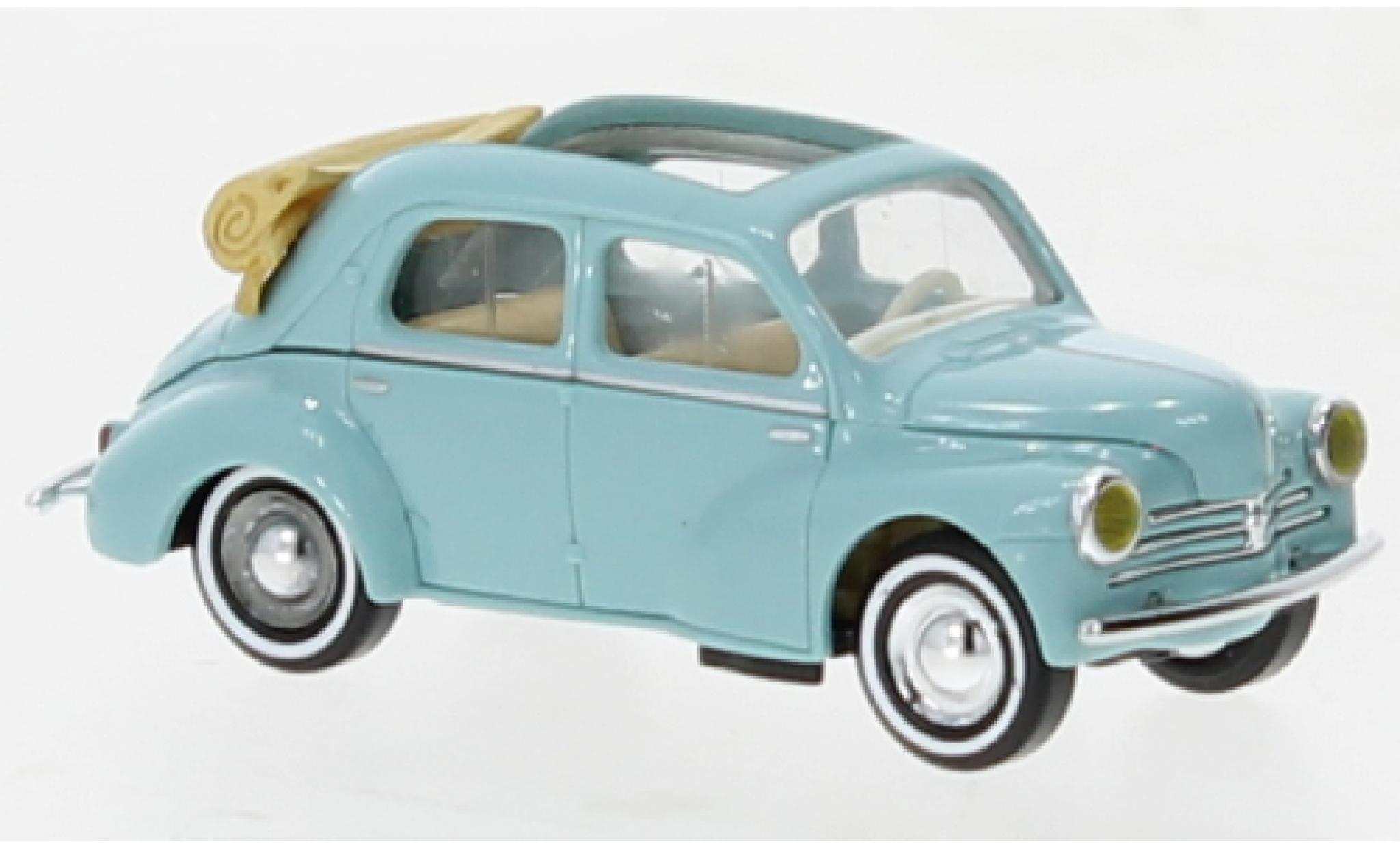 Renault 4CV 1/87 Busch cabriolet la chaux 1954 modelauto