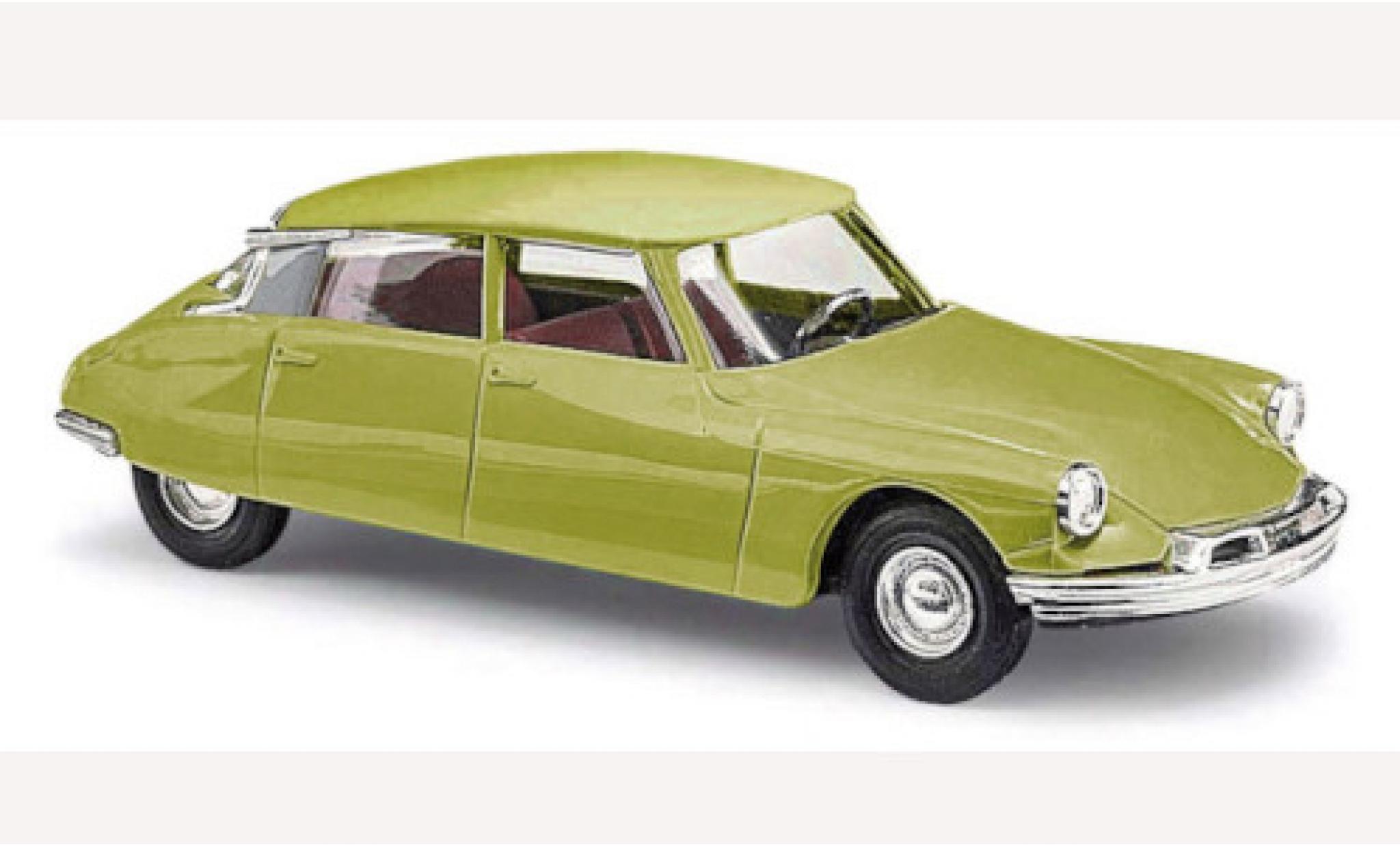 Citroen DS 1/87 Busch 19 groen 1968 modelauto