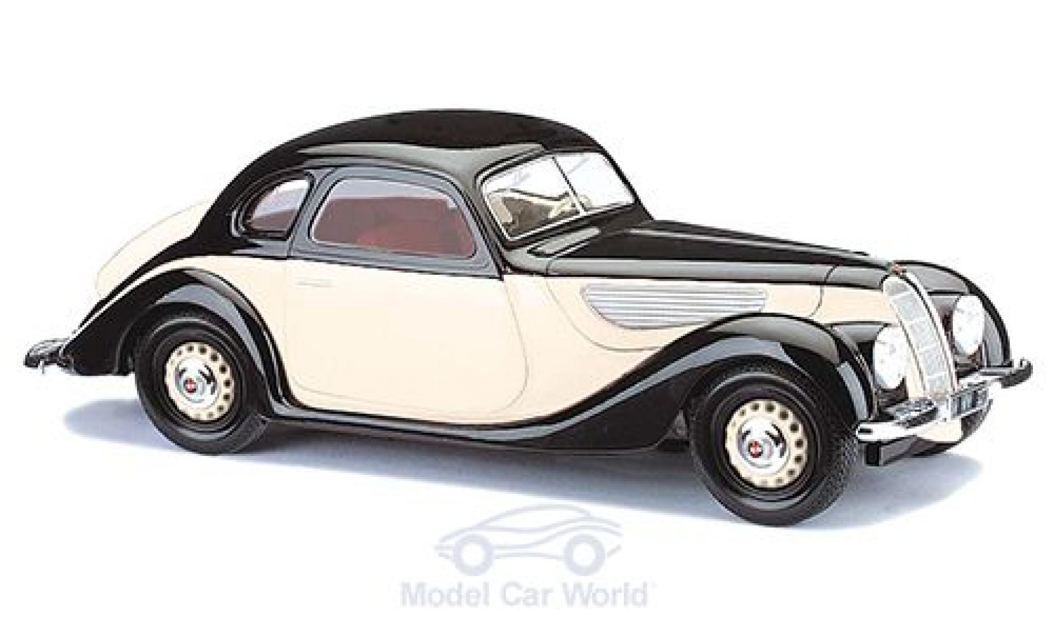 EMW 327 1/87 Busch Coupe beige/zwart 1952 modelauto