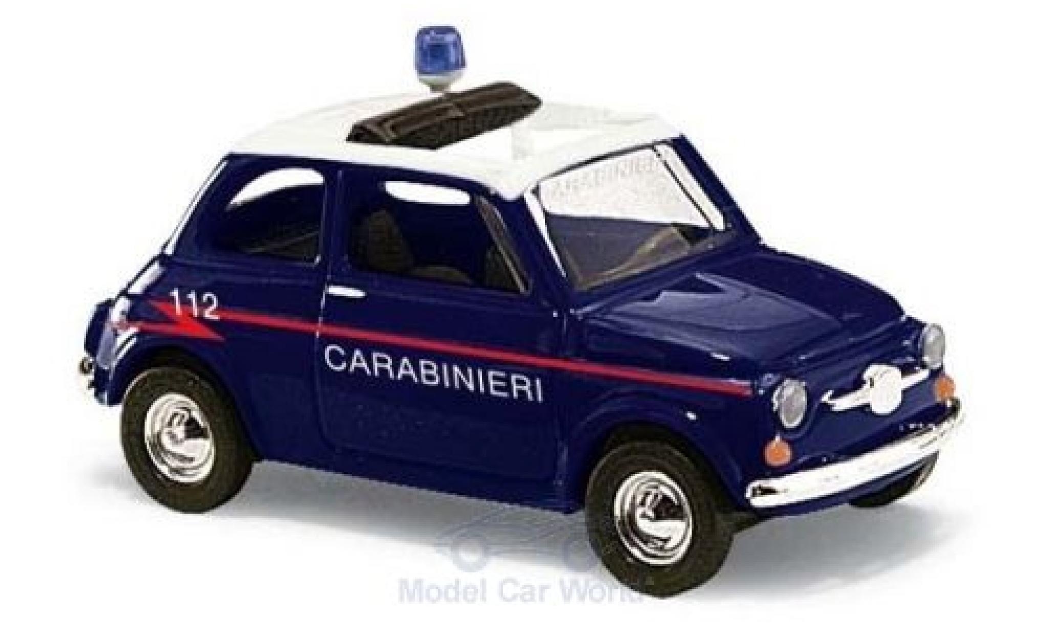 Fiat 500 1/87 Busch Carabineri 1965 modelauto