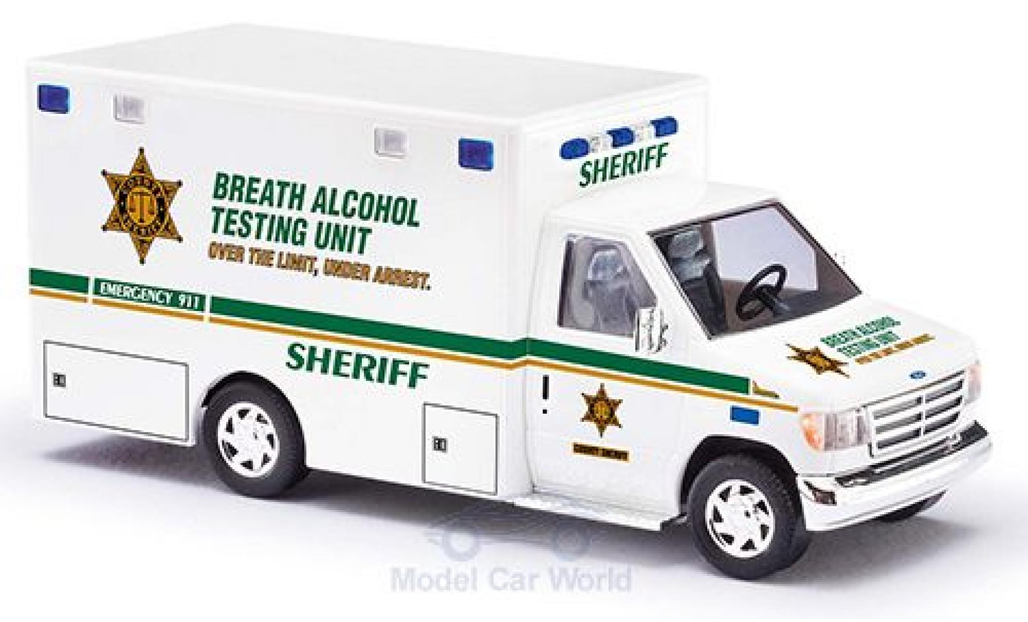 Ford E350 1/87 Busch E-350 Sheriff 1992 modelauto