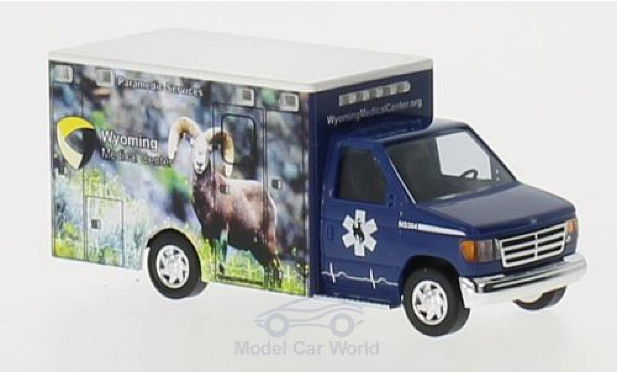 Ford E350 1/87 Busch E-350 Wyoming Medical Center modelauto