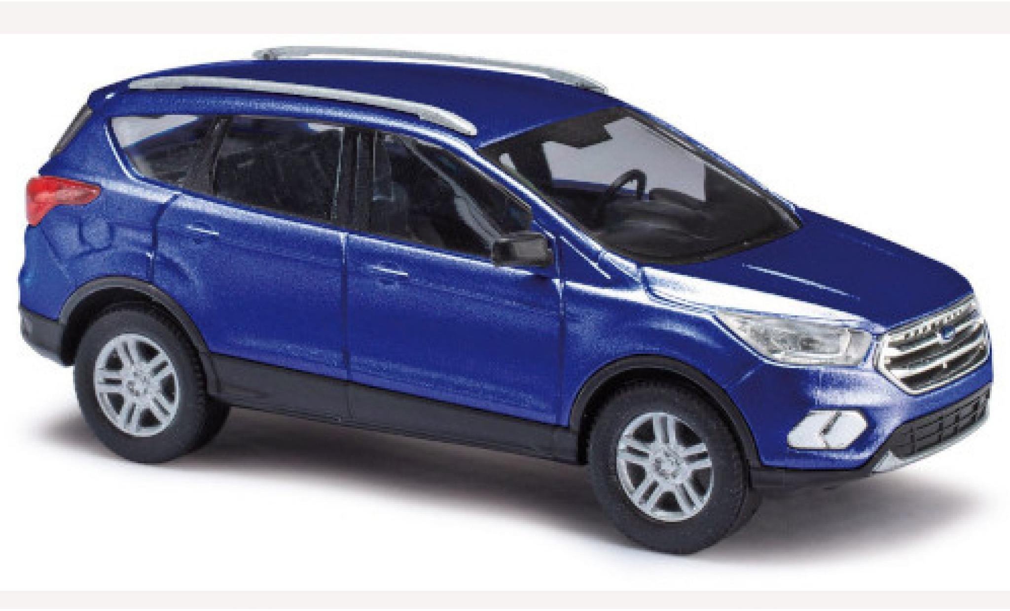 Ford Kuga 1/87 Busch metallic blauw 2017 modelauto
