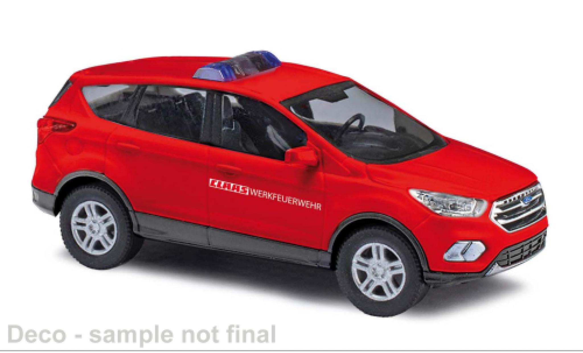 Ford Kuga 1/87 Busch Werkfeuerwehr Claas 2017 1:87 modelauto