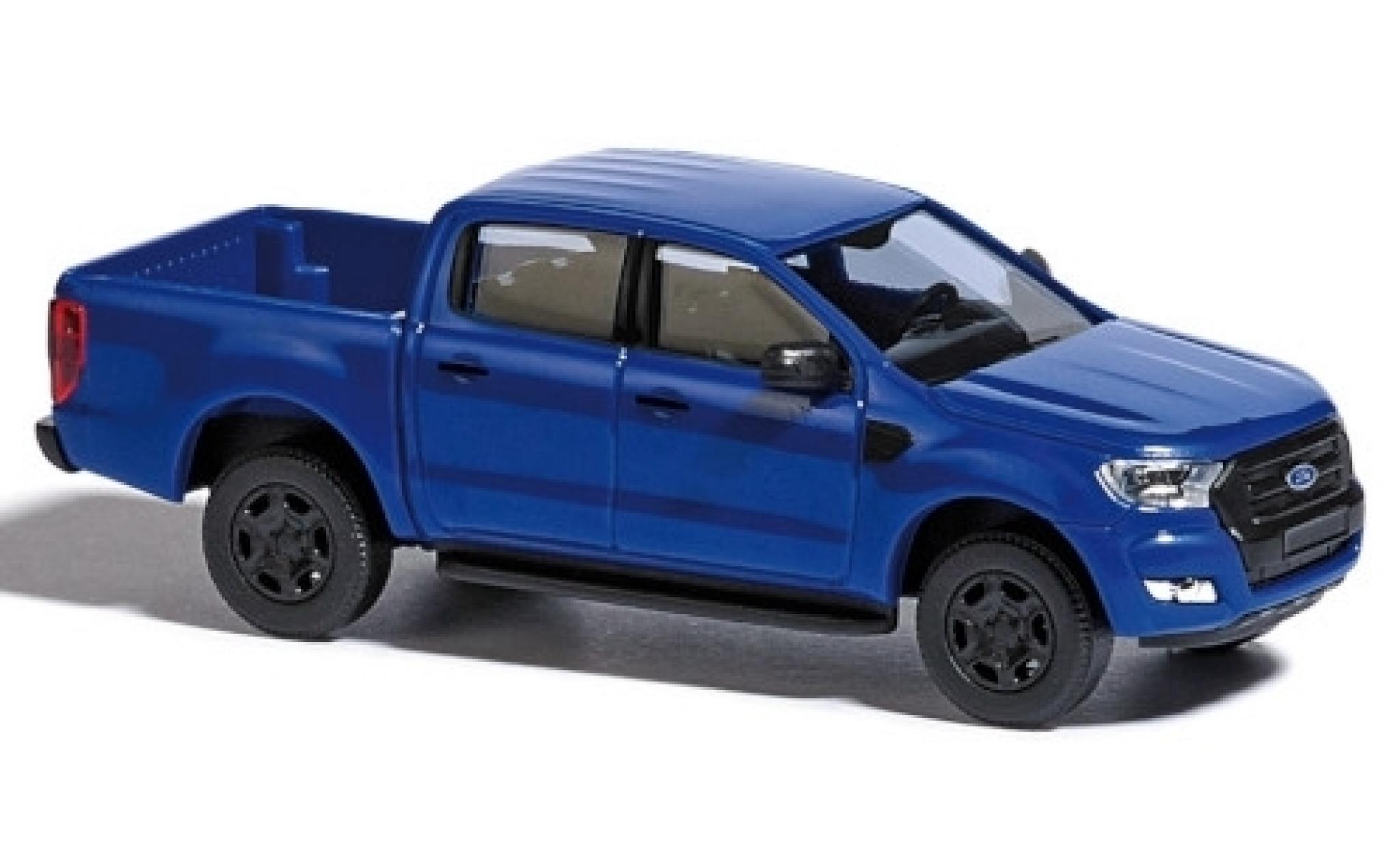 Ford Ranger 1/87 Busch blauw 2016 modelauto