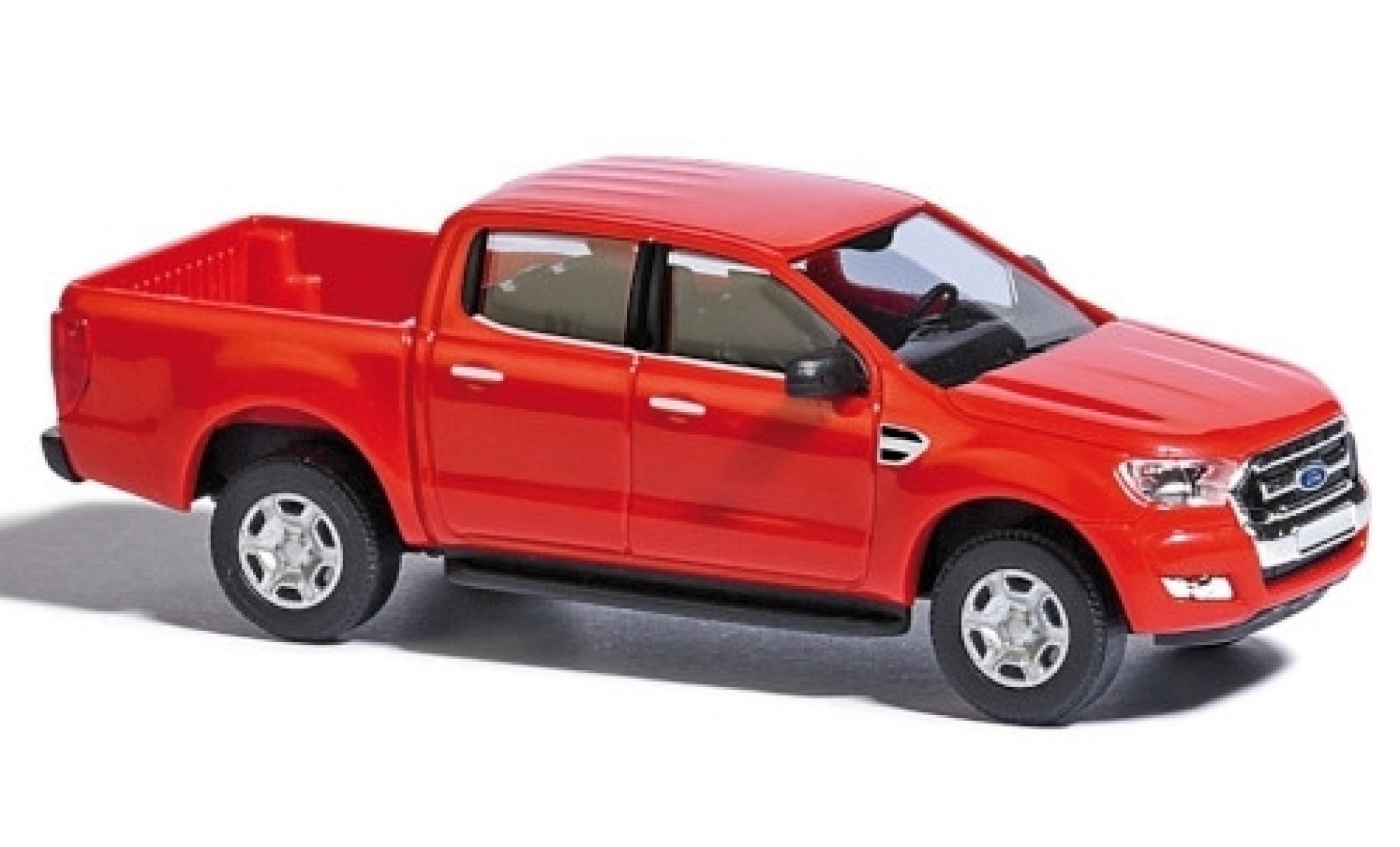 Ford Ranger 1/87 Busch rood 2016 modelauto