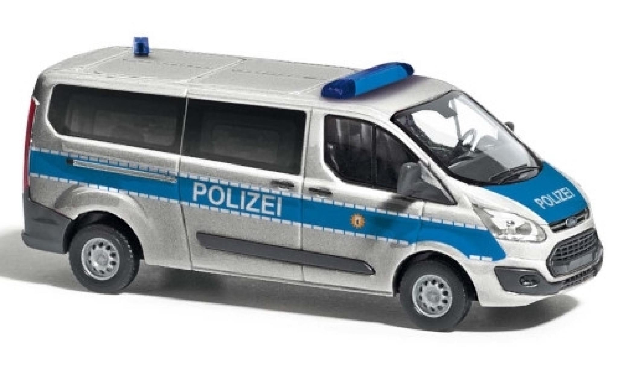 Ford Transit 1/87 Busch Custom Bus Politie Berlin modelauto