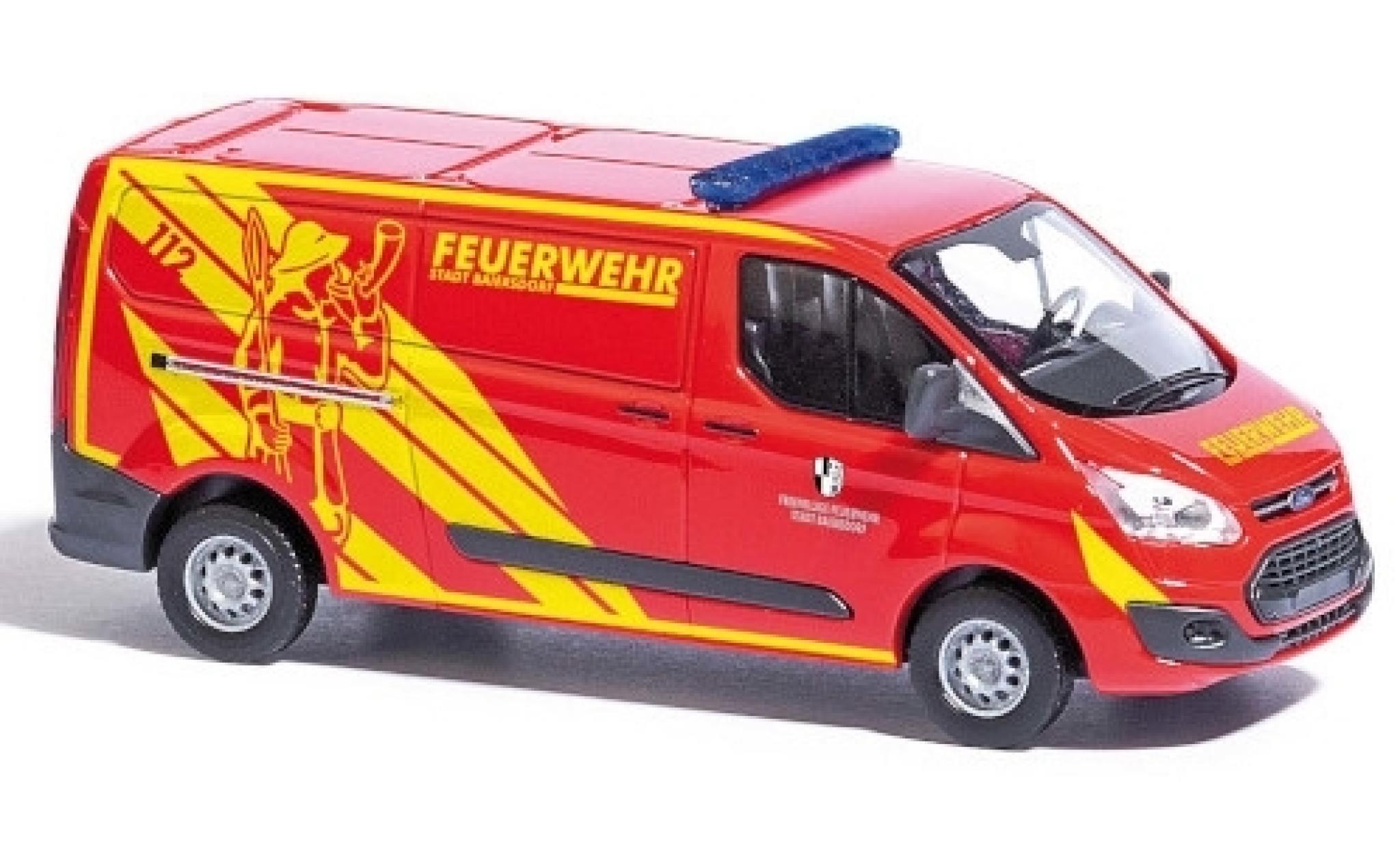 Ford Transit 1/87 Busch Custom Brandweer Baiersdorf bestelwagen modelauto