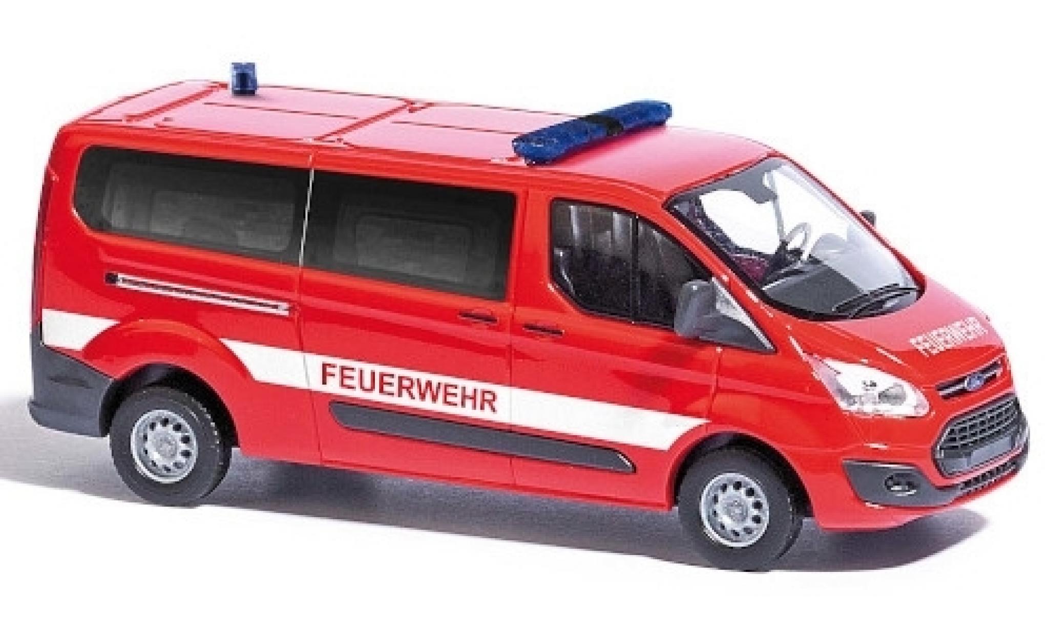 Ford Transit 1/87 Busch Custom Brandweer bestelwagen modelauto