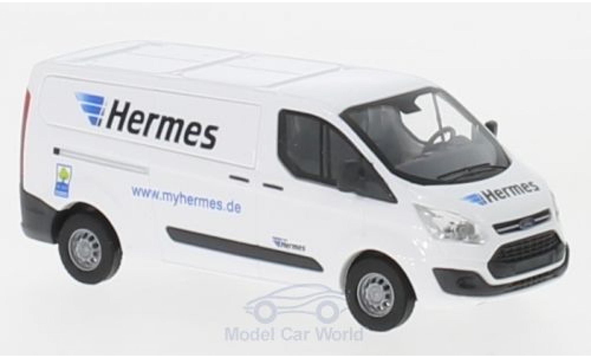Ford Transit 1/87 Busch Custom Kasten Hermes 2012 modelauto