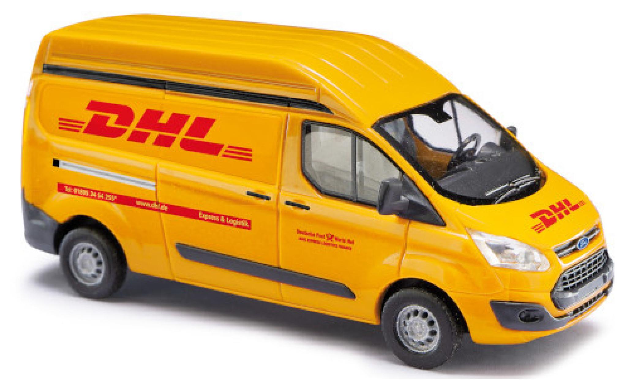 Ford Transit 1/87 Busch Custom Kasten Hochdach DHL 2012 modelauto