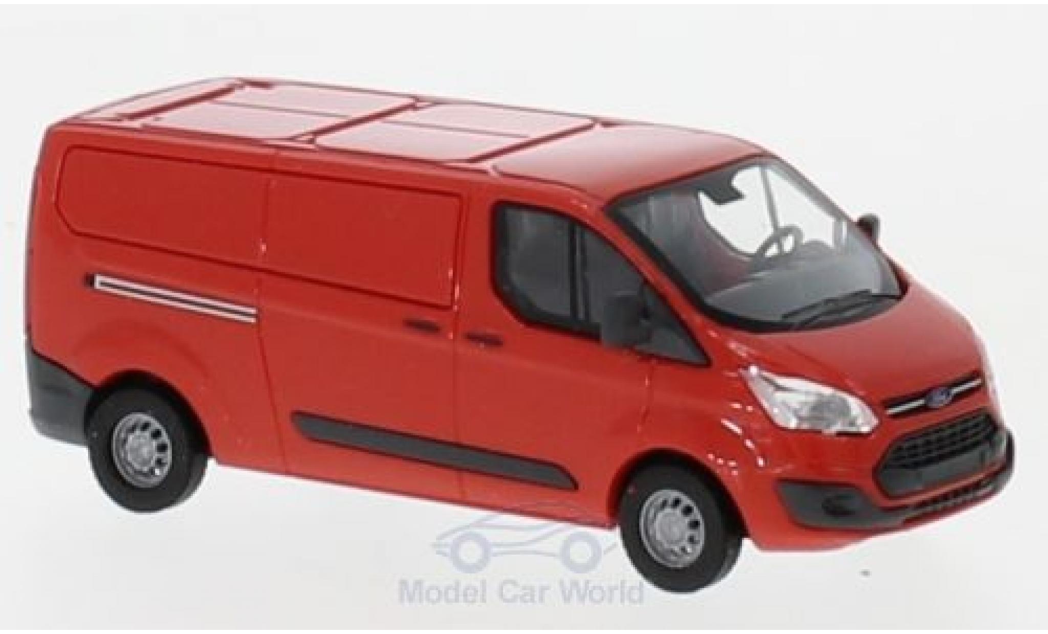 Ford Transit 1/87 Busch Custom Kasten rood 2012 modelauto