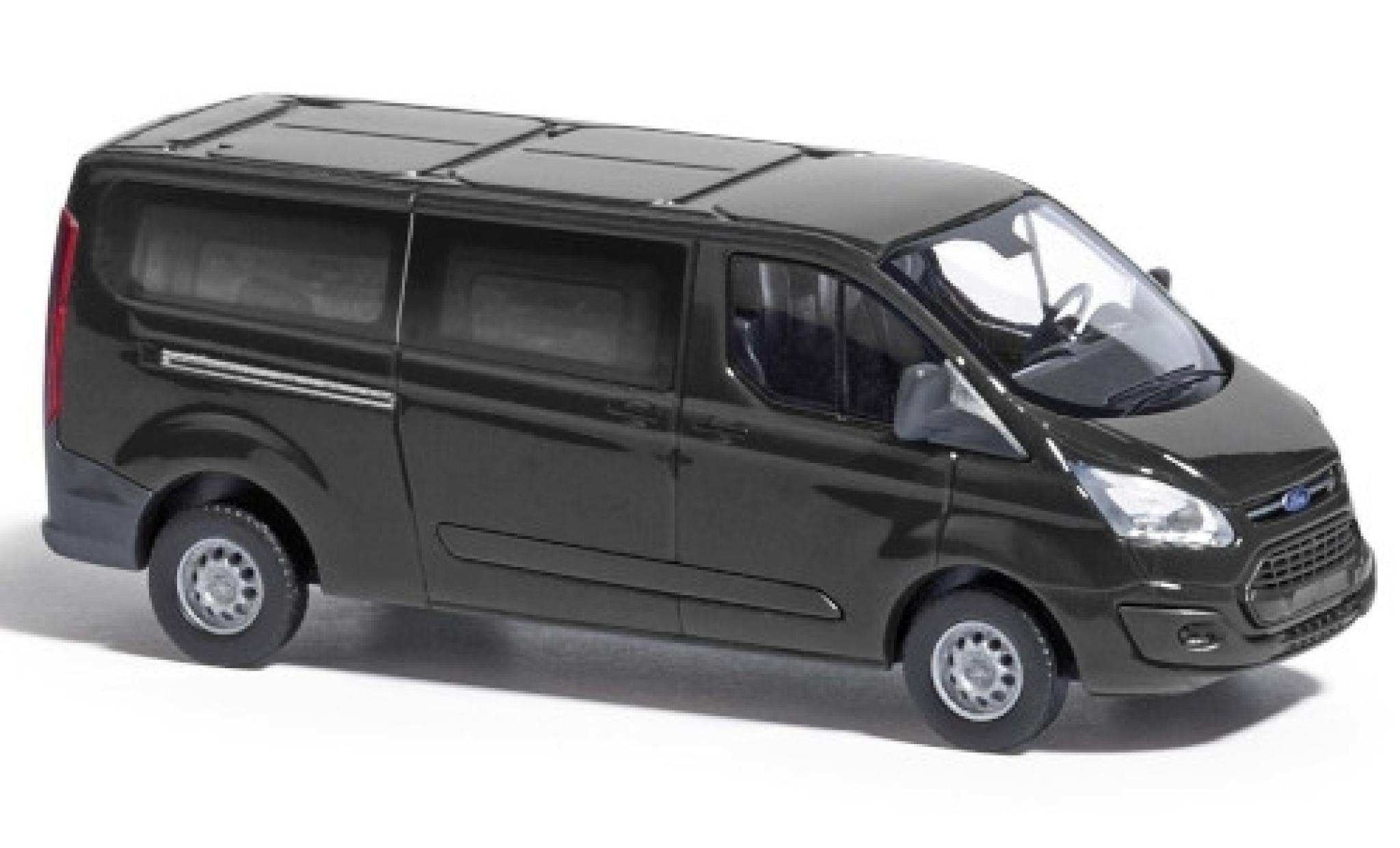 Ford Transit 1/87 Busch Custom zwart 2012 bus modelauto