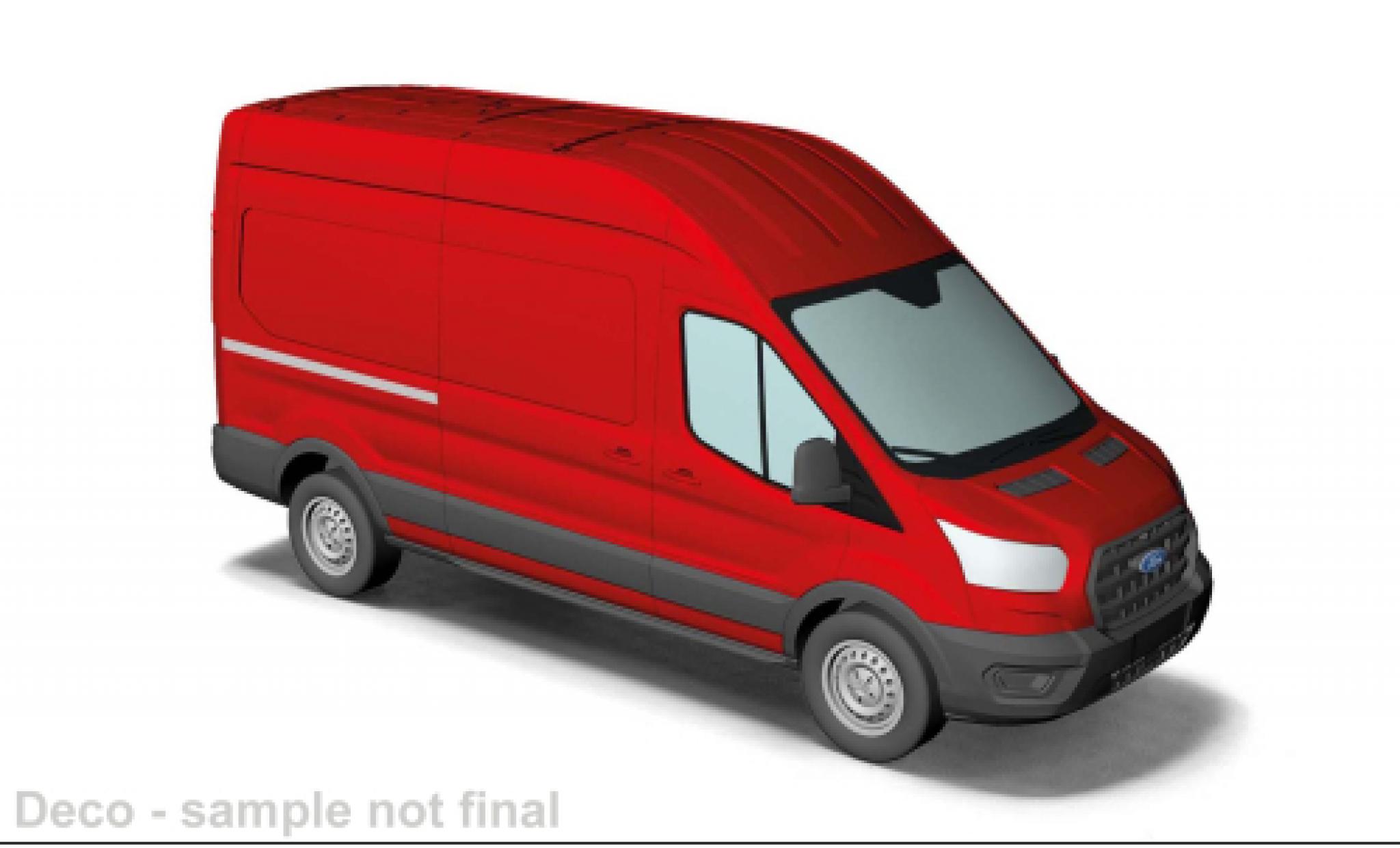 Ford Transit 1/87 Busch Kasten rood 2014 1:87 modelauto