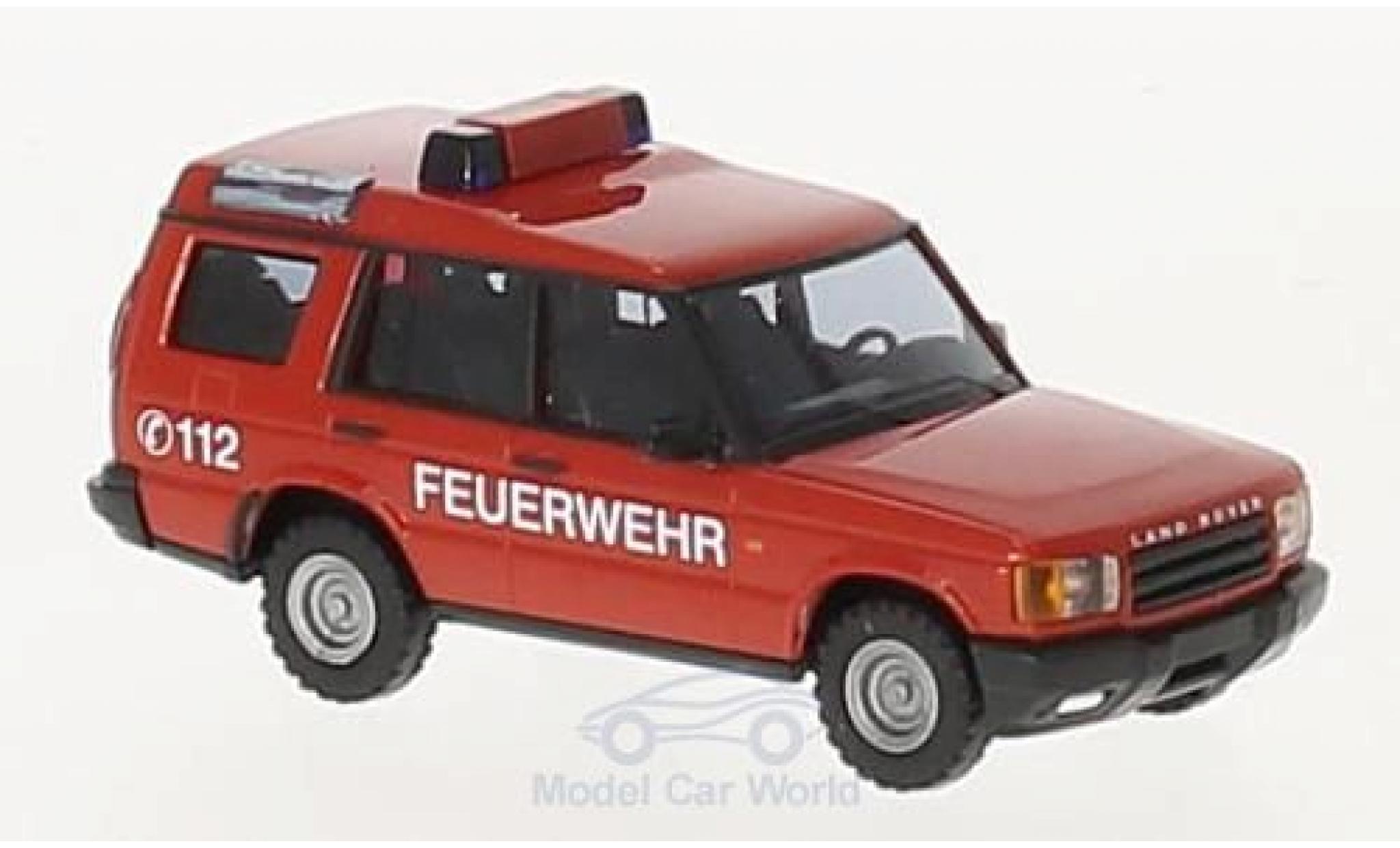 Land Rover Discovery 1/87 Busch Brandweer 1998 modelauto