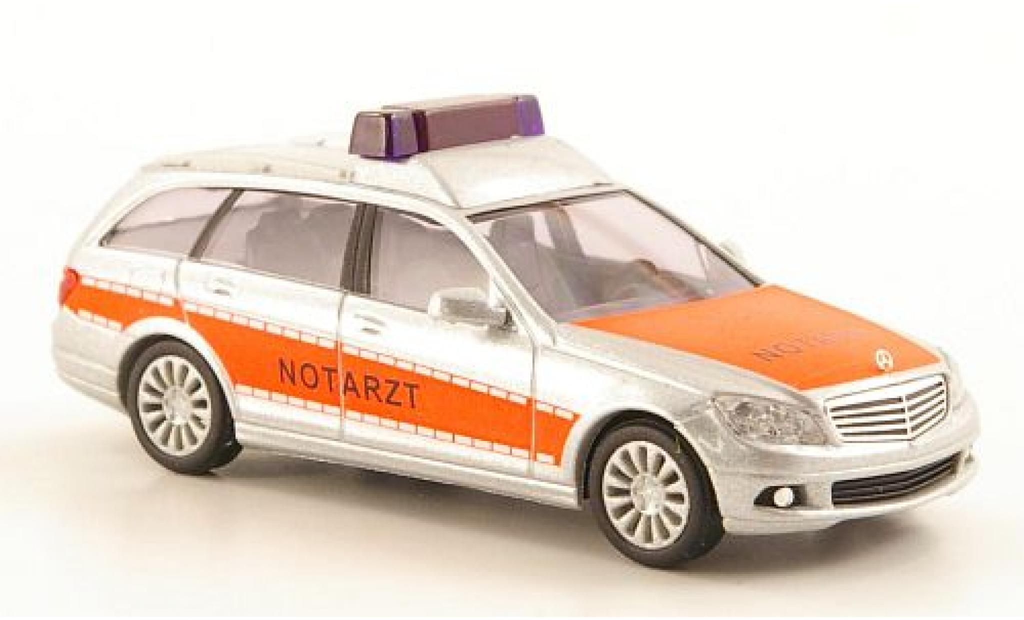 Mercedes Classe C 1/87 Busch T-Modell (S204) Notarzt modelauto