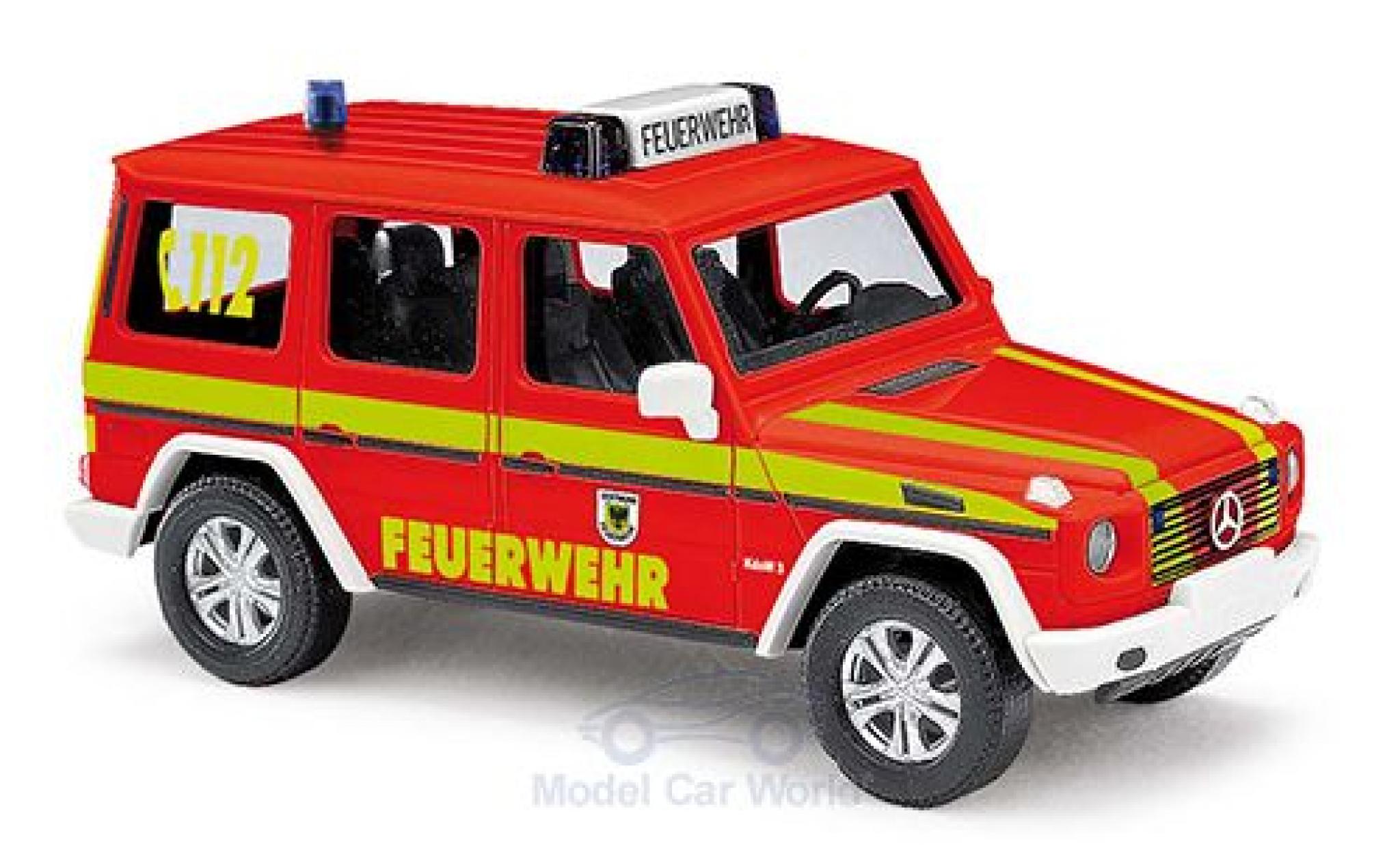 Mercedes Classe G 1/87 Busch Brandweer Dortmund 1990 modelauto